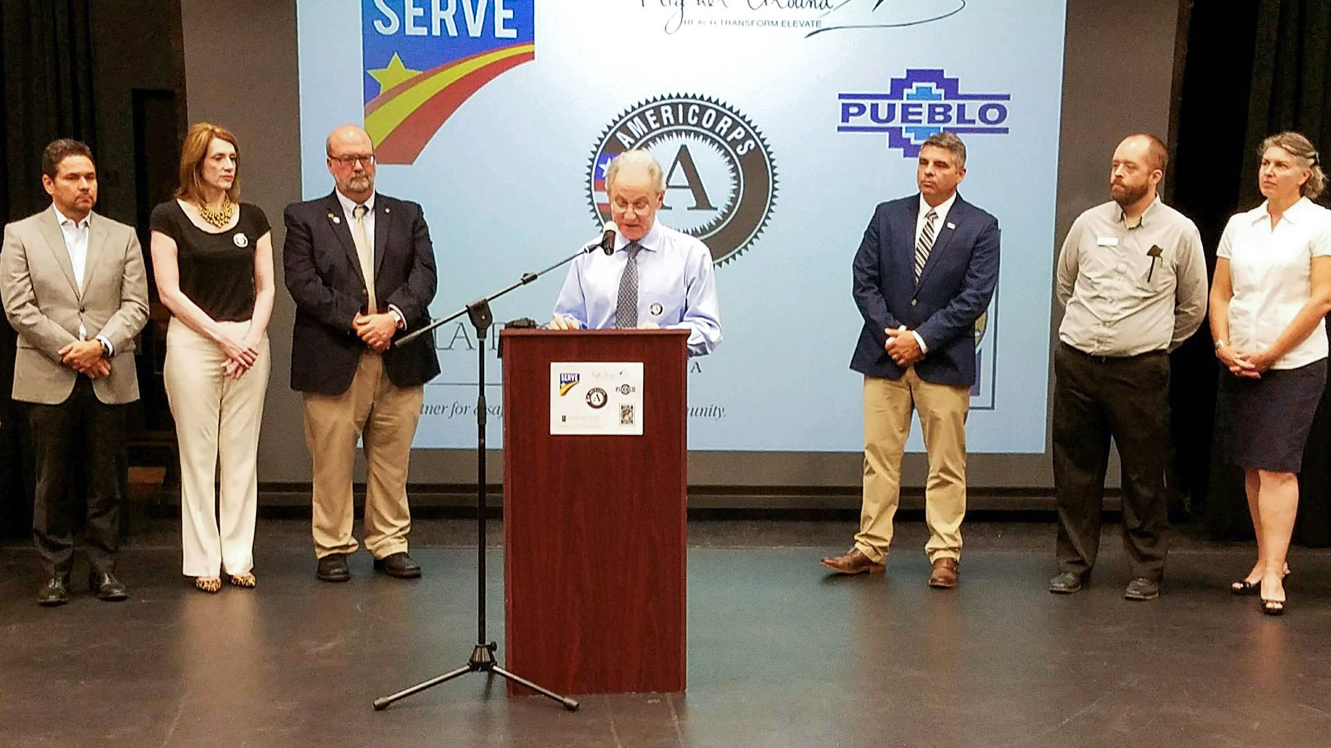 Mayor Jonathan Rothschild speaks at a press conference announcing a pair of grants that will fund the Community Schools Initiative for three more years.