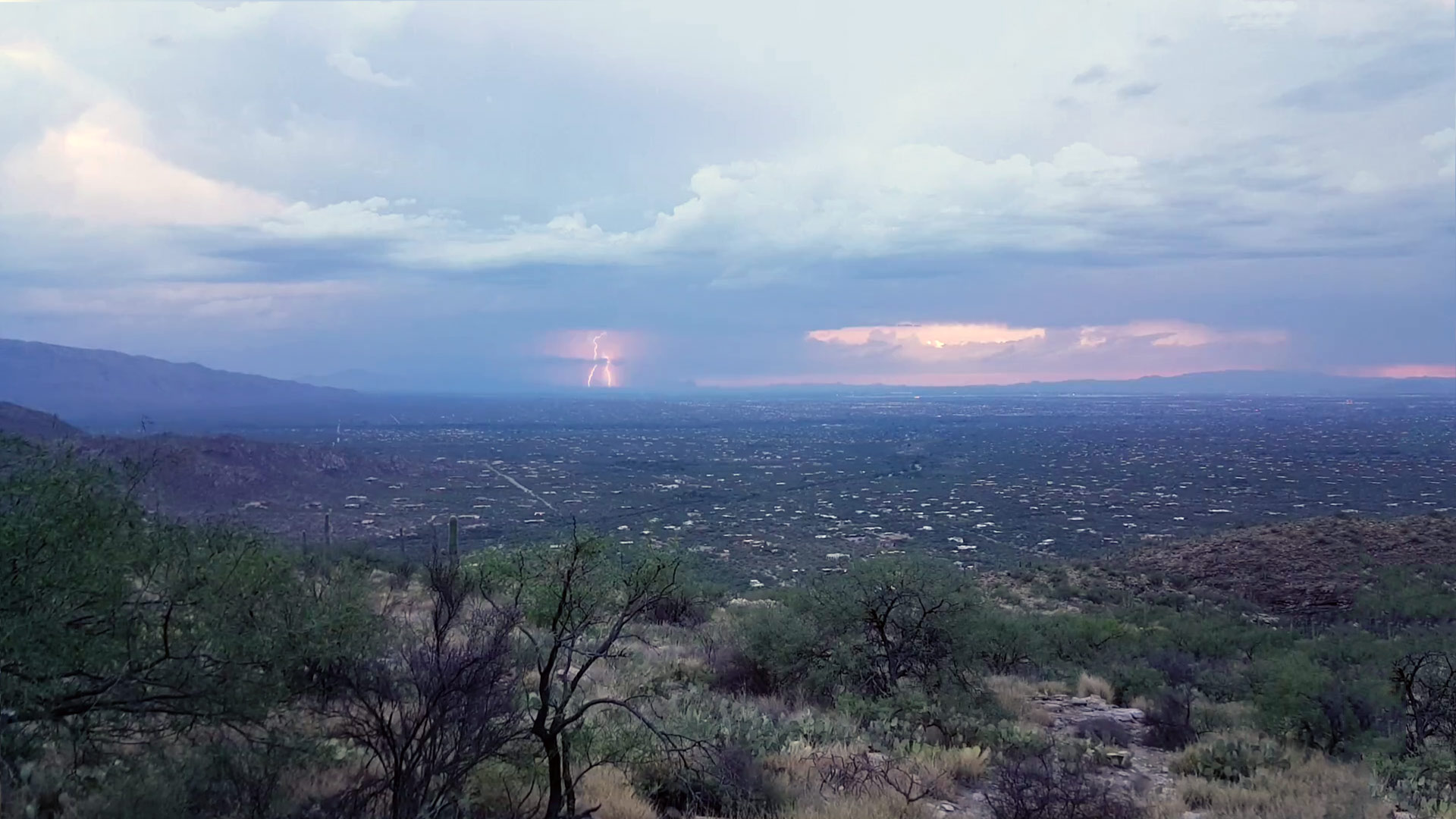 Monsoon Lightning Zaps Tucson Weather Radar Tower - AZPM