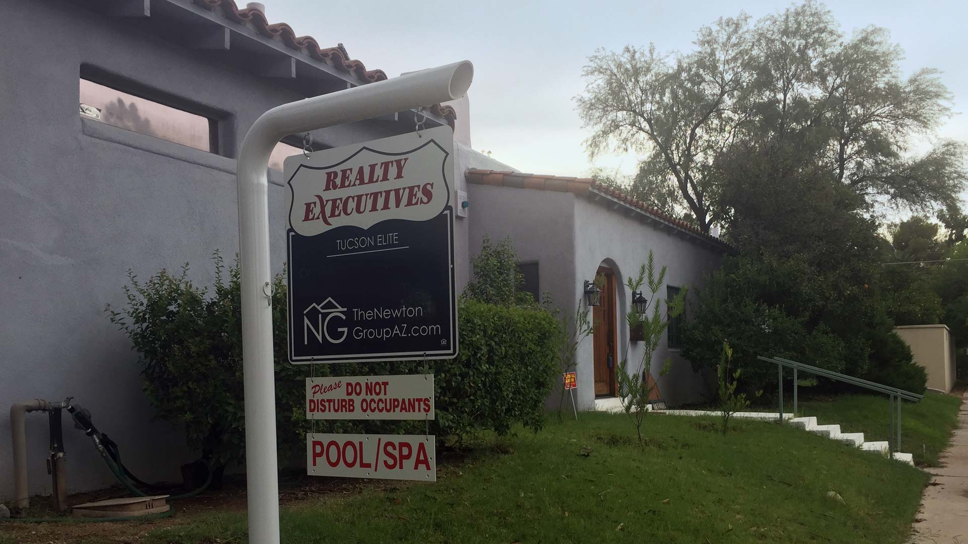 A home for sale in the Sam Hughes neighborhood in Tucson, Arizona.