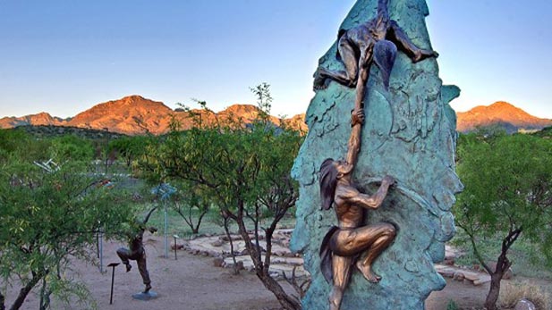 Sunrise over Tubac.