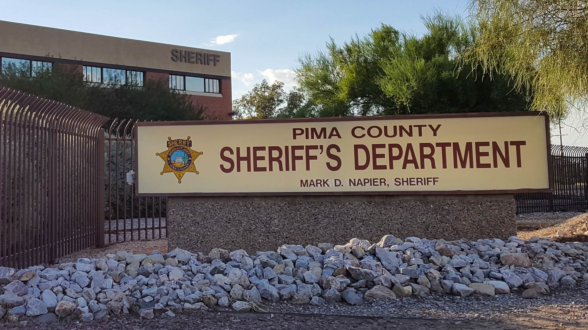 The Pima County Sheriff's headquarters on E. Benson Highway.