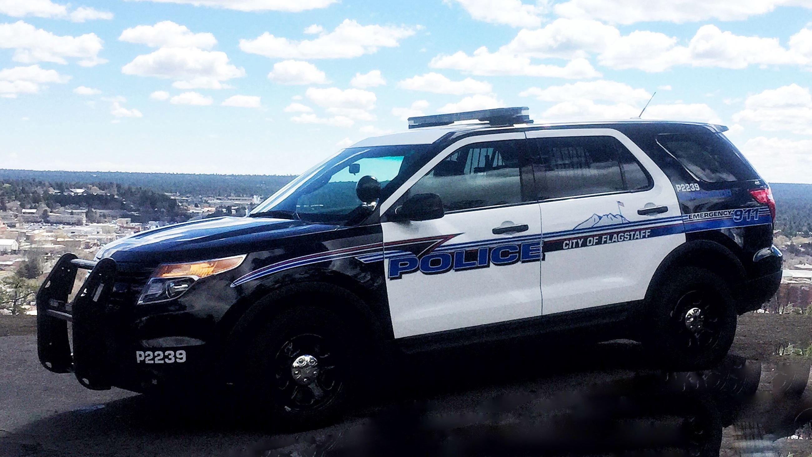 A Flagstaff Police vehicle.