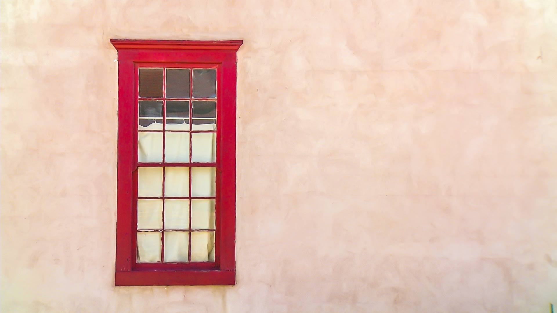 The window of a house in Tucson's Barrio Viejo.