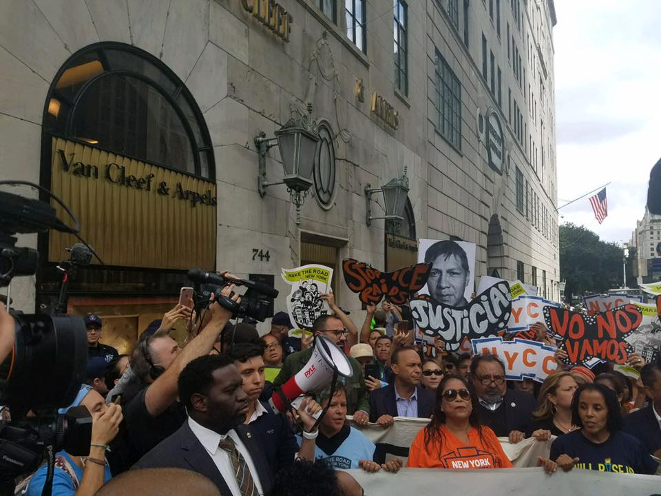 Raúl Grijalva protest