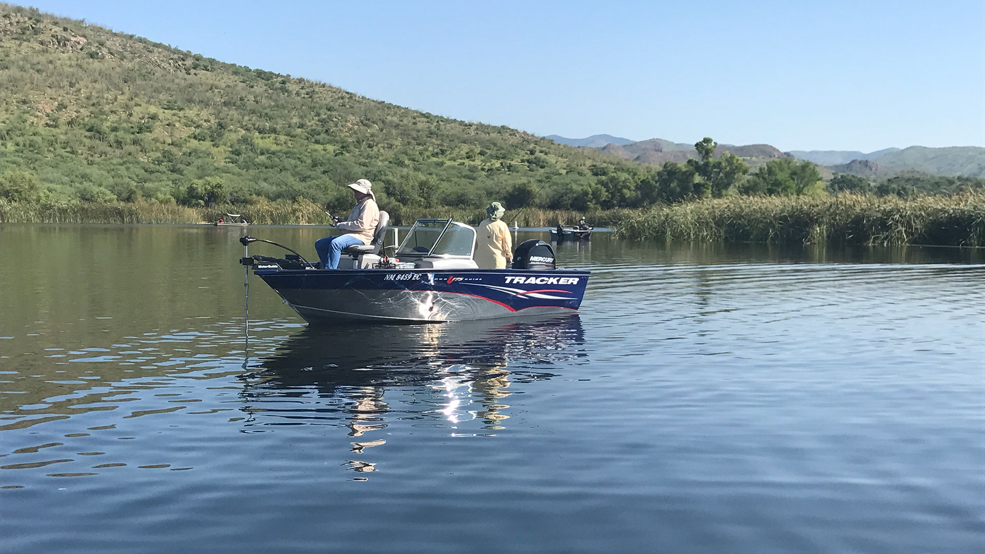 Fishing is one of the most popular activities at Patagonia Lake State Park. 