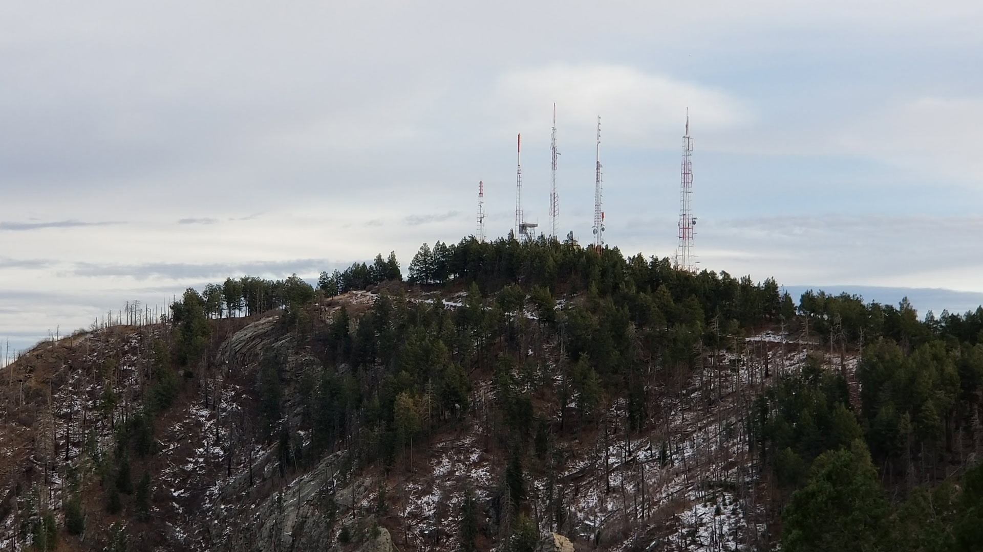 Mt. Bigelow towers