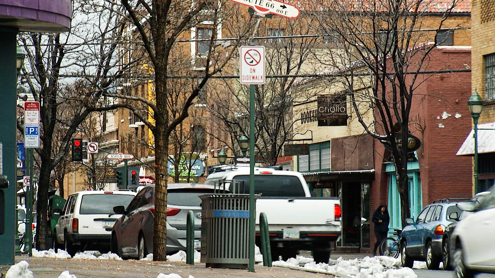 San Francisco Street in Flagstaff, January 2018.