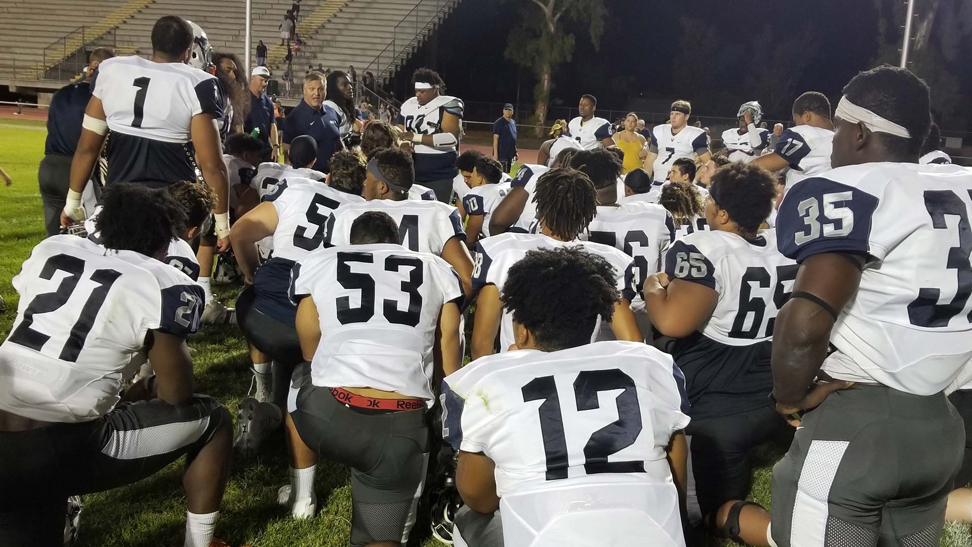 Pima Community College football team.