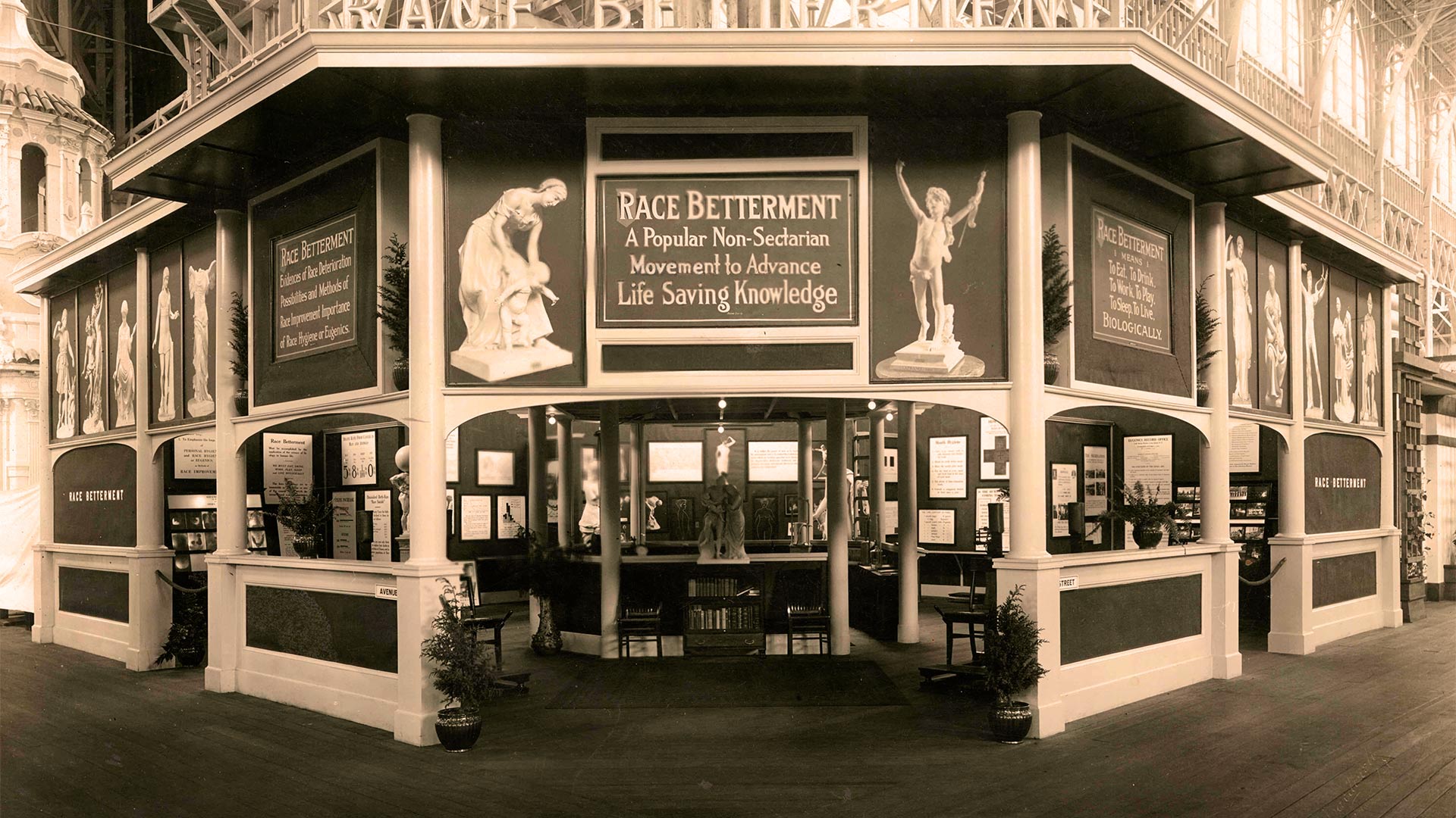 Advancement of health exhibit at the Panama-Pacific International Exposition, 1915.