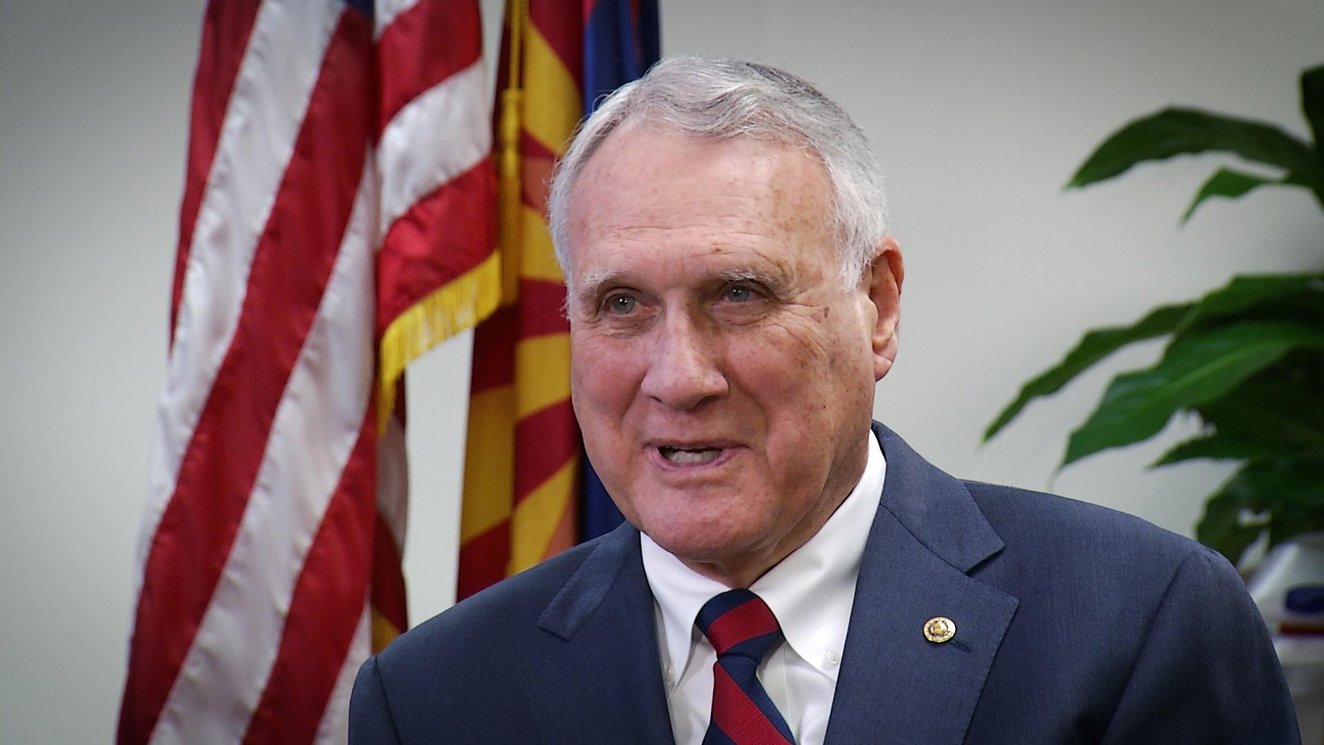 Arizona Senator Jon Kyl during an interview with Arizona 360 on October 23, 2018. 