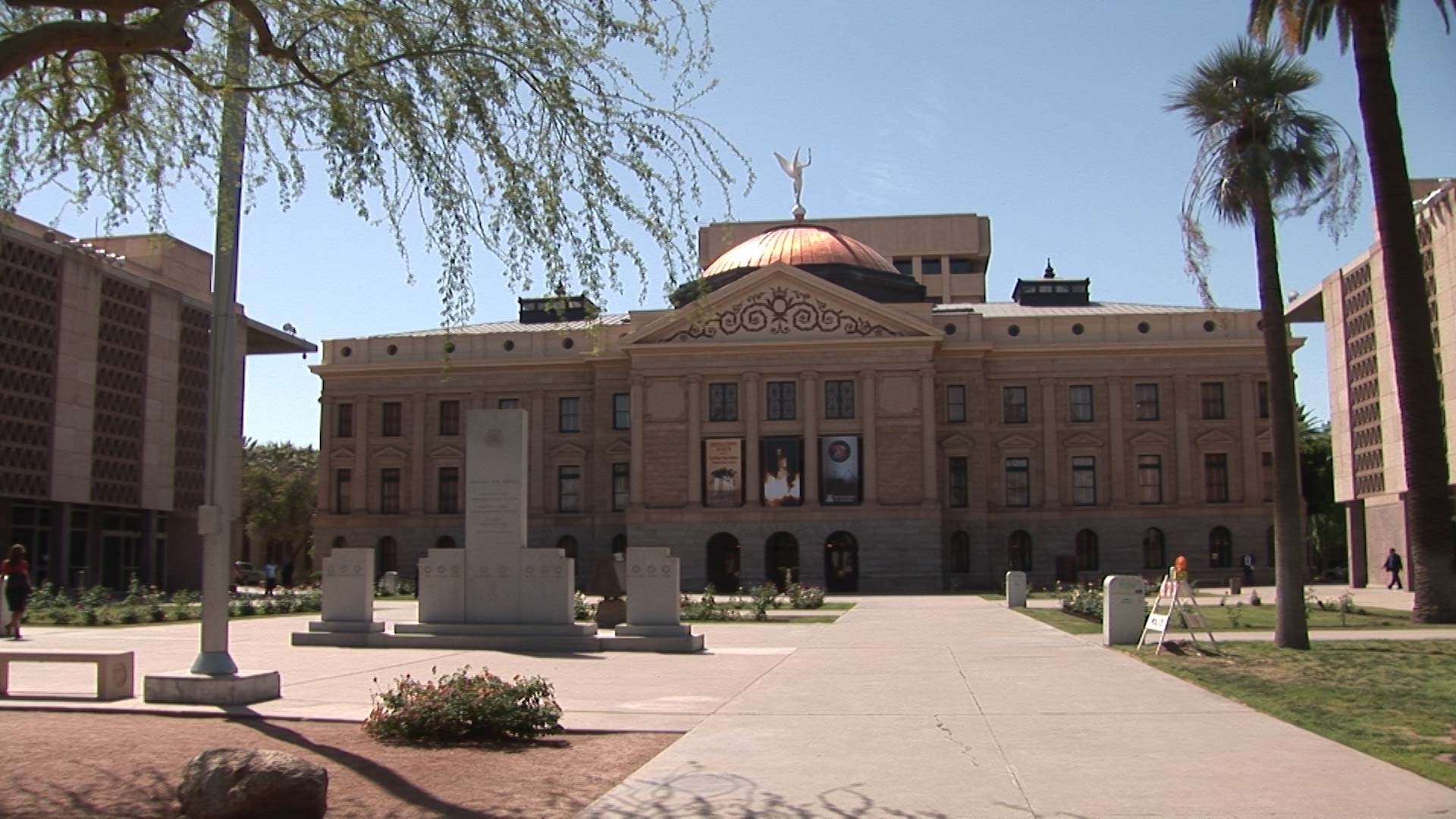 The Arizona Capitol building.