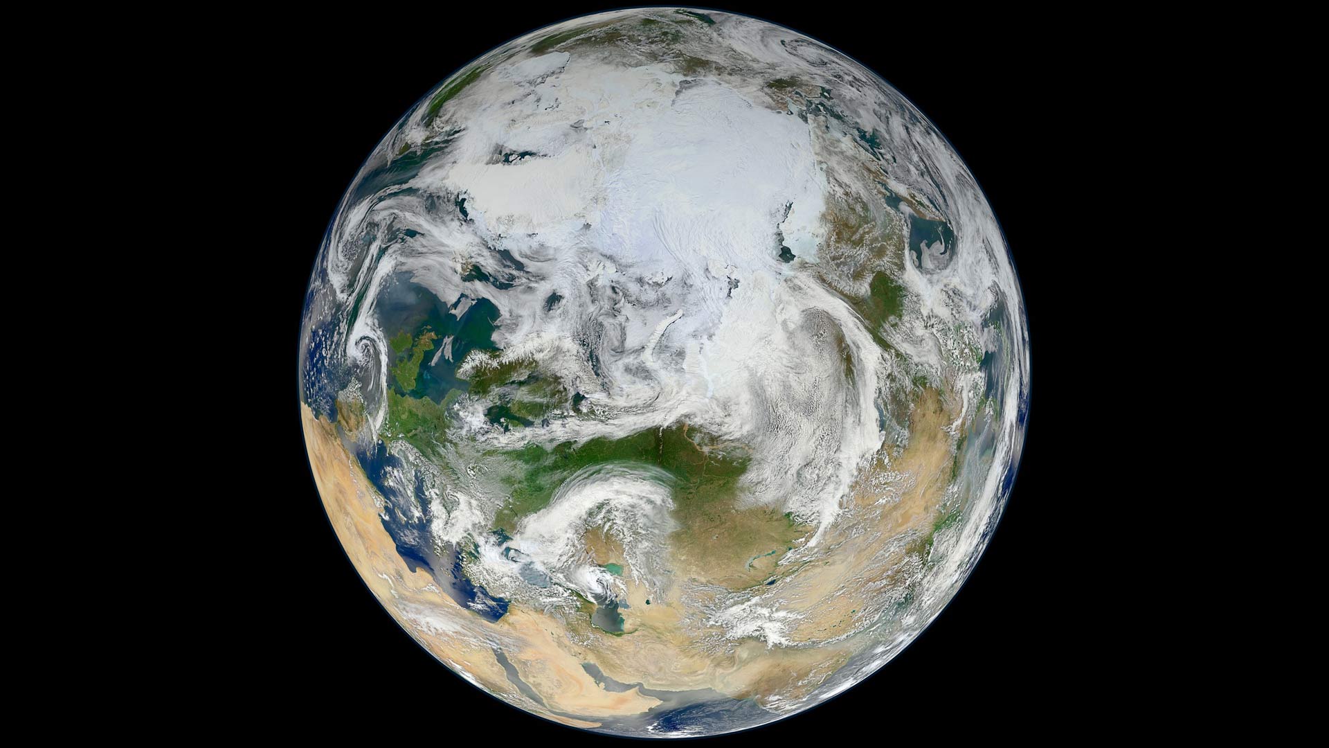 Earth's North Polar region.