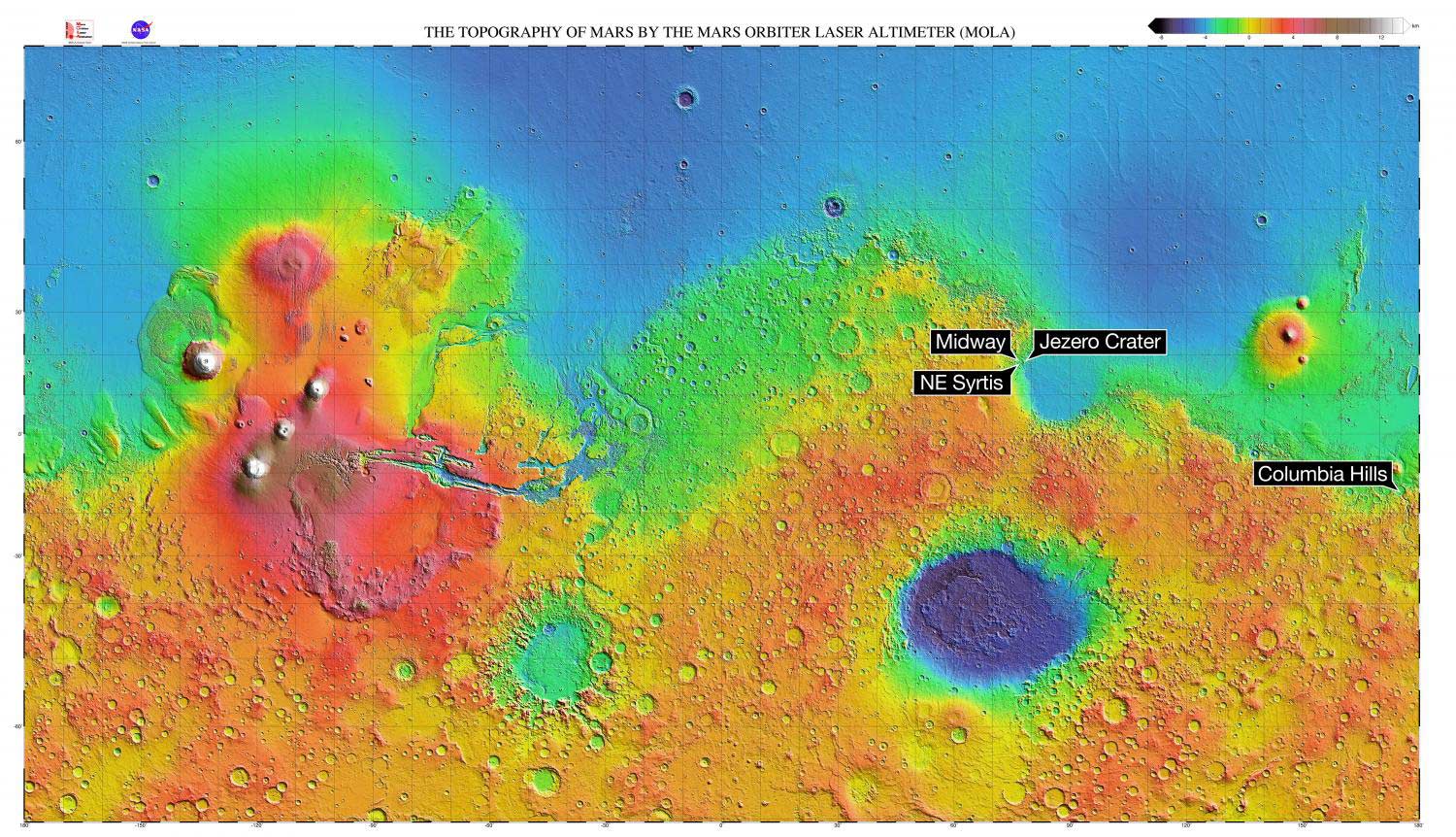 maps of mars from rover