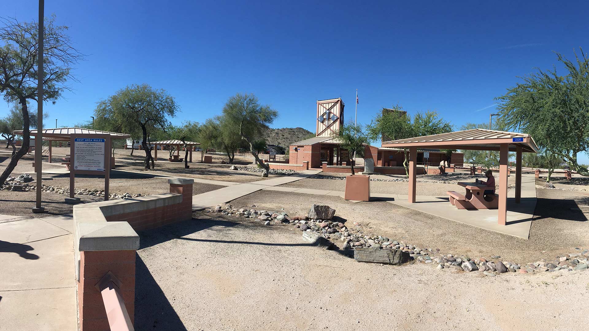 The I-10 Sacaton rest area reopened after 10 months of renovations.