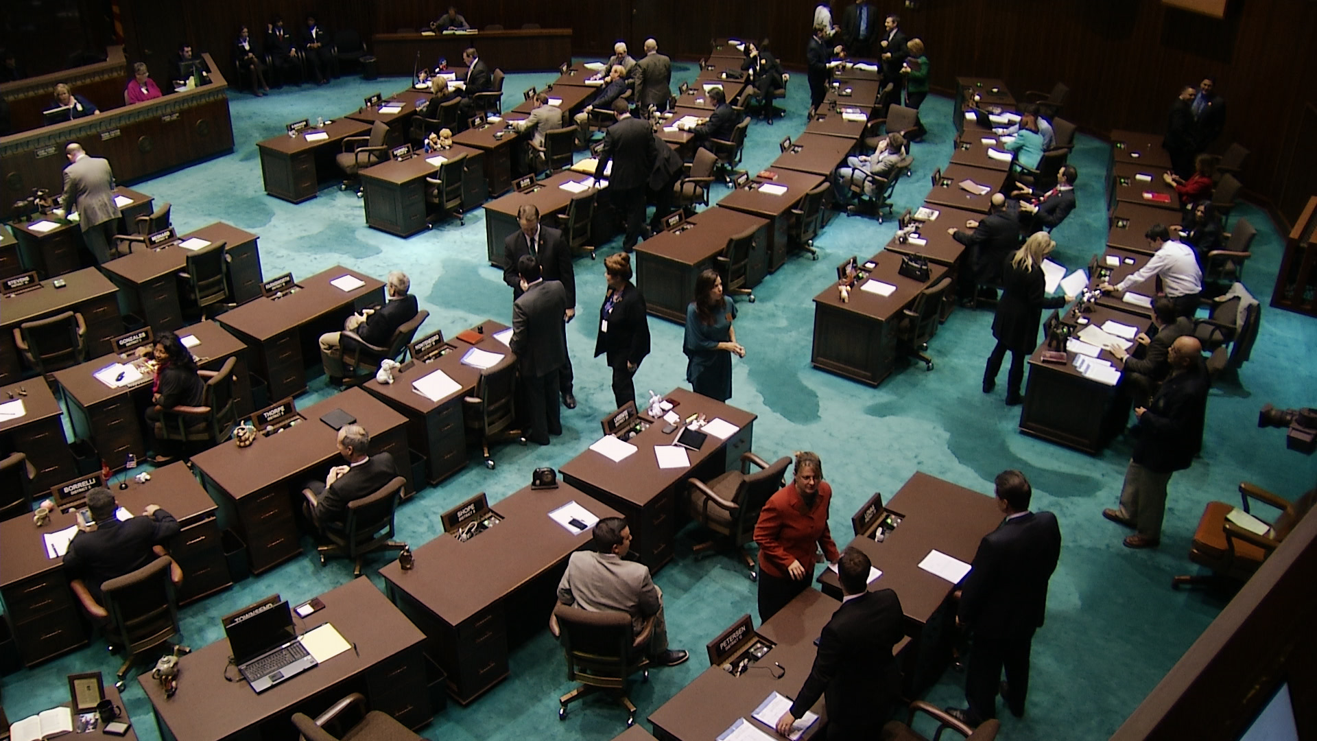 A file image of the Arizona House of Representatives floor in 2013. 