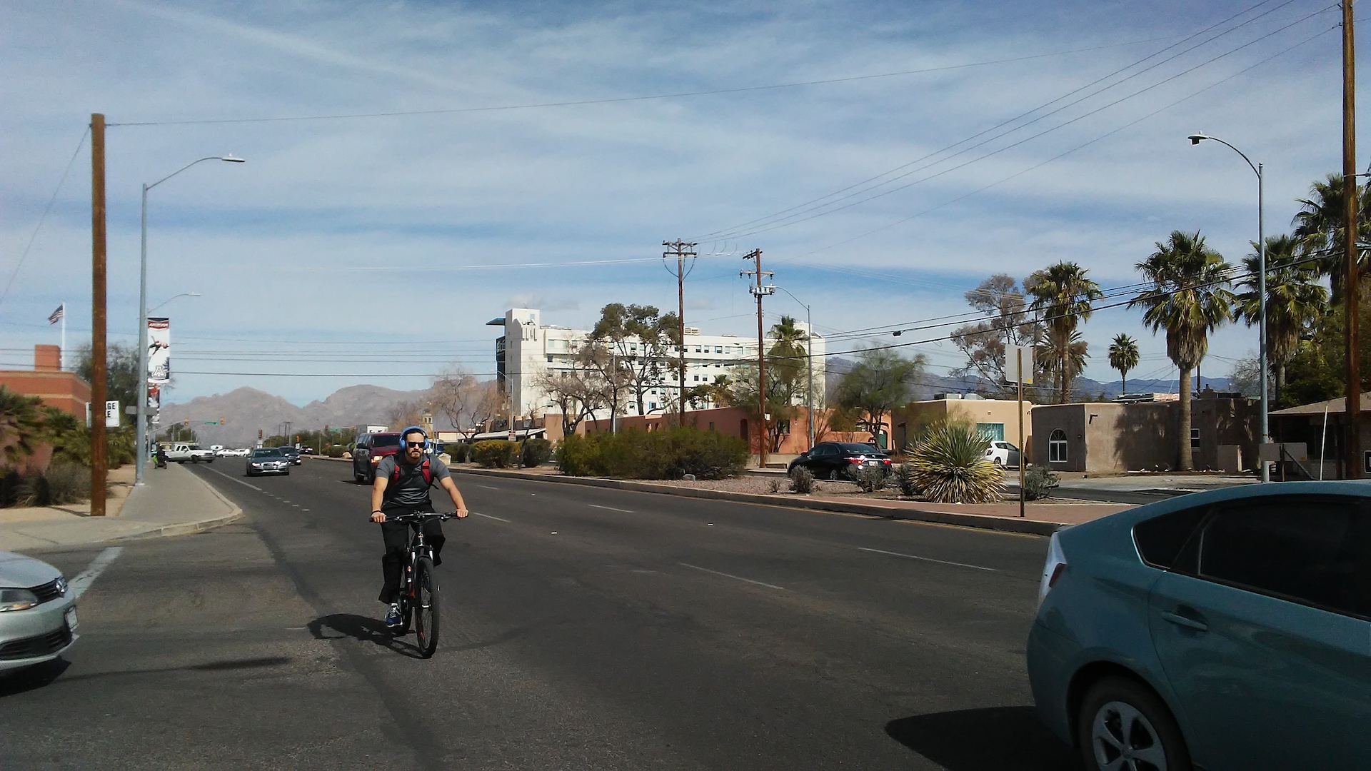 Campbell Ave., south of Speedway Blvd., is one type of street which could see UA student-generated ideas for improvement.