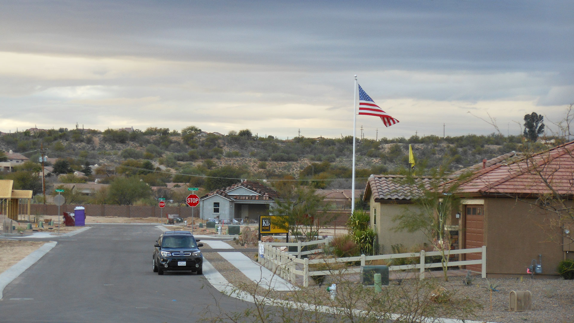 New homes going up in a development in northwest Tucson, February 2018.