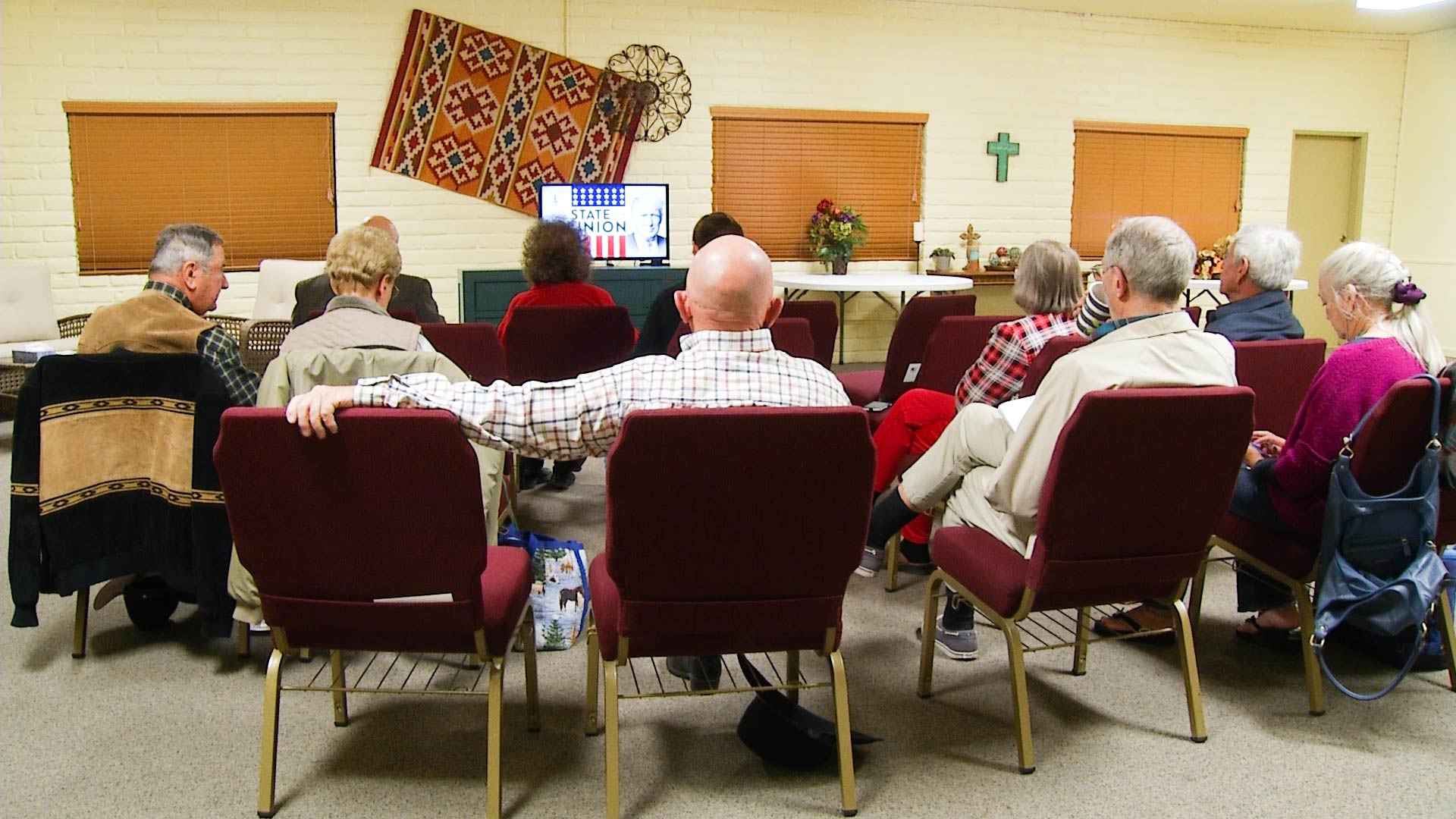 Southern Arizona residents watch the 2018 State of the Union address.