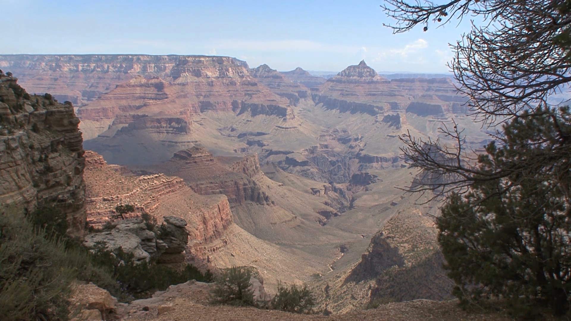 A view of the Grand Canyon.