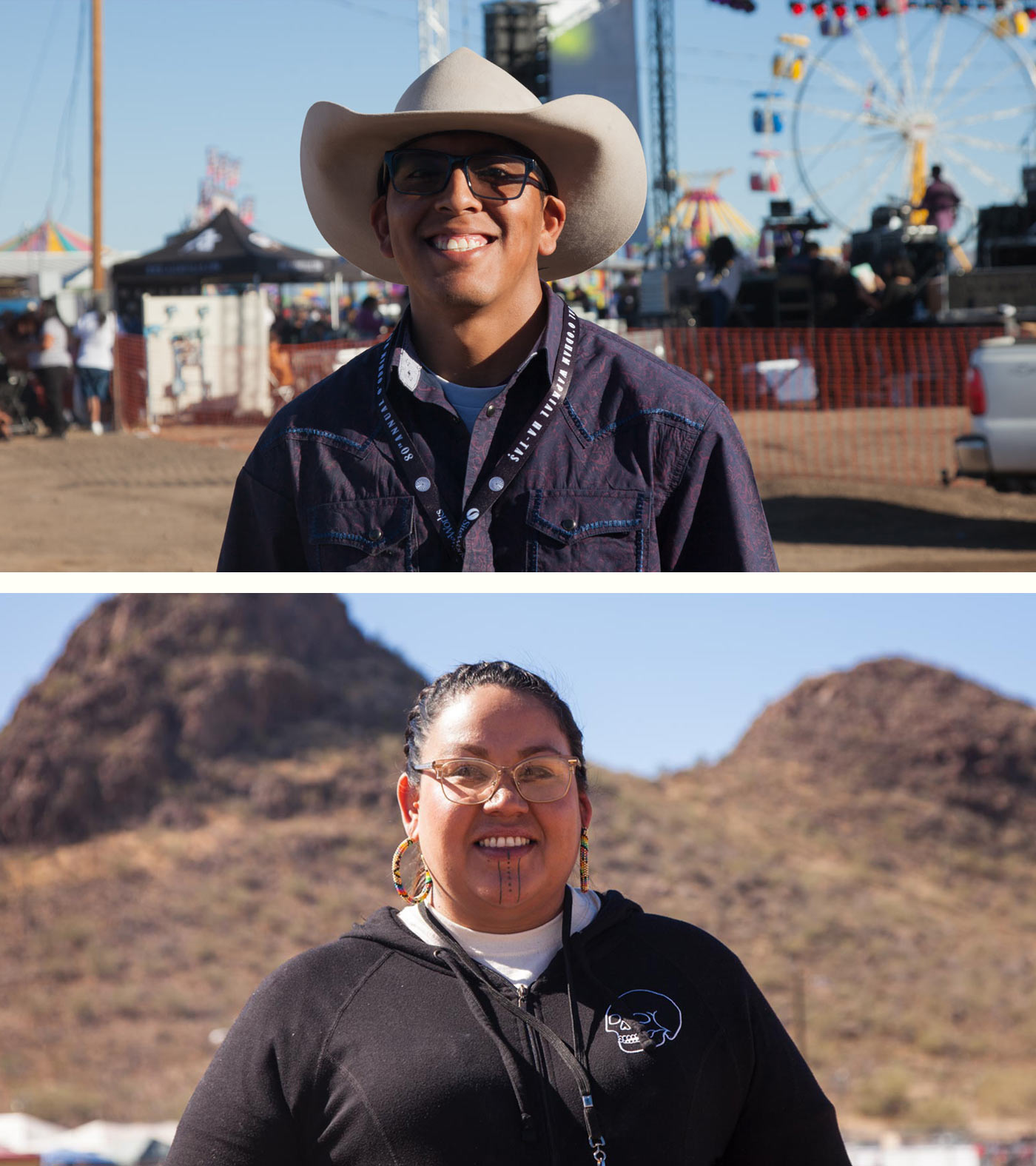 Rodeo Jalen and April diptych