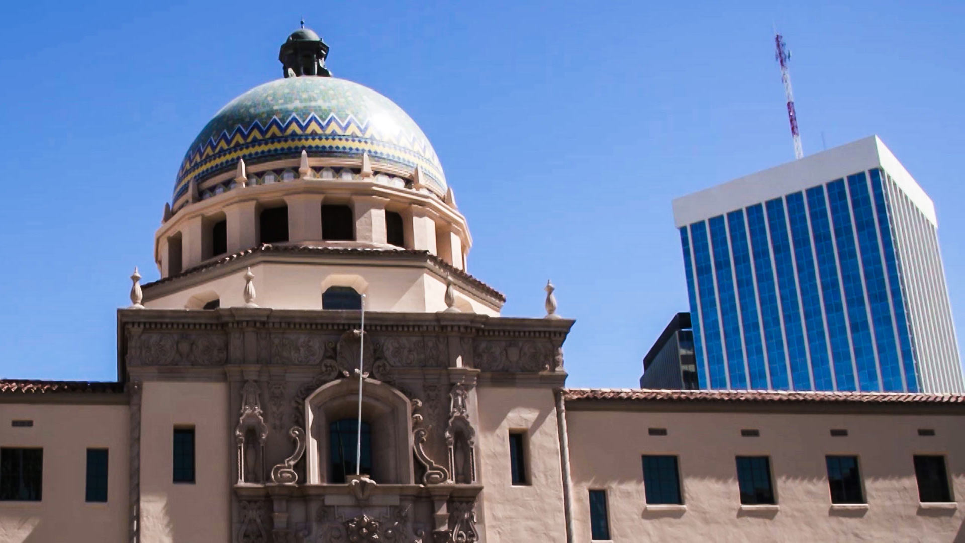 The historic courthouse in downtown Tucson.