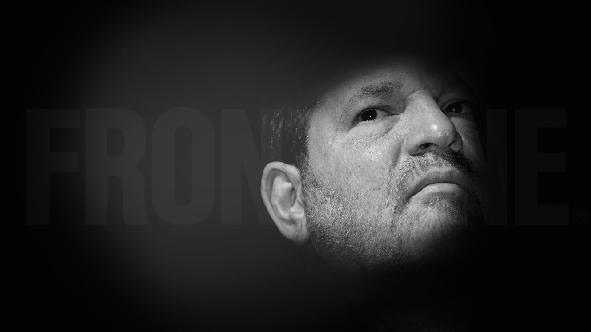 A still from Frontline: Weinstein