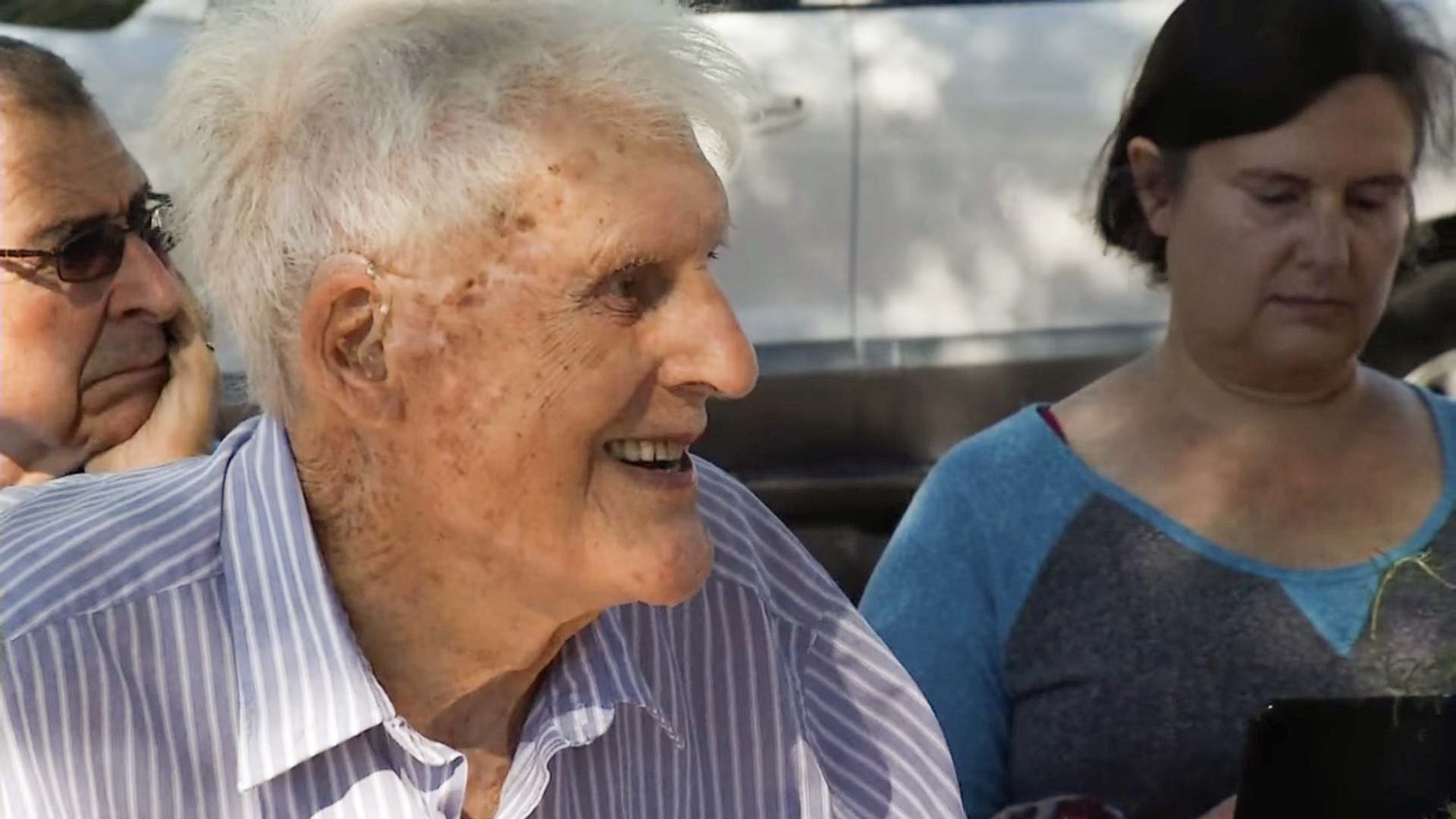 George Brookbank enjoyed attending meetings with members of Community Gardens of Tucson where he would answer questions with a smile. 