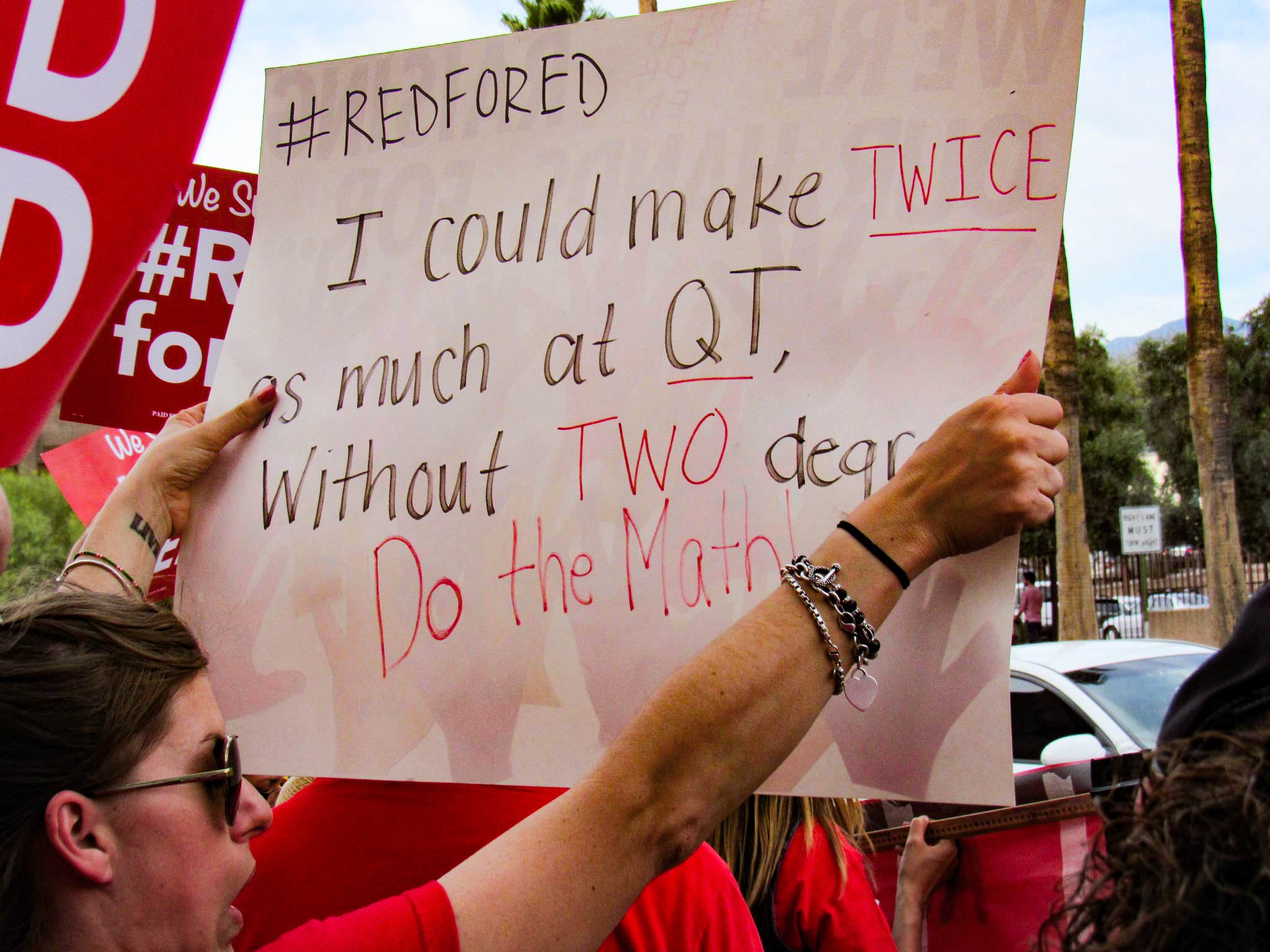Teacher QT sign