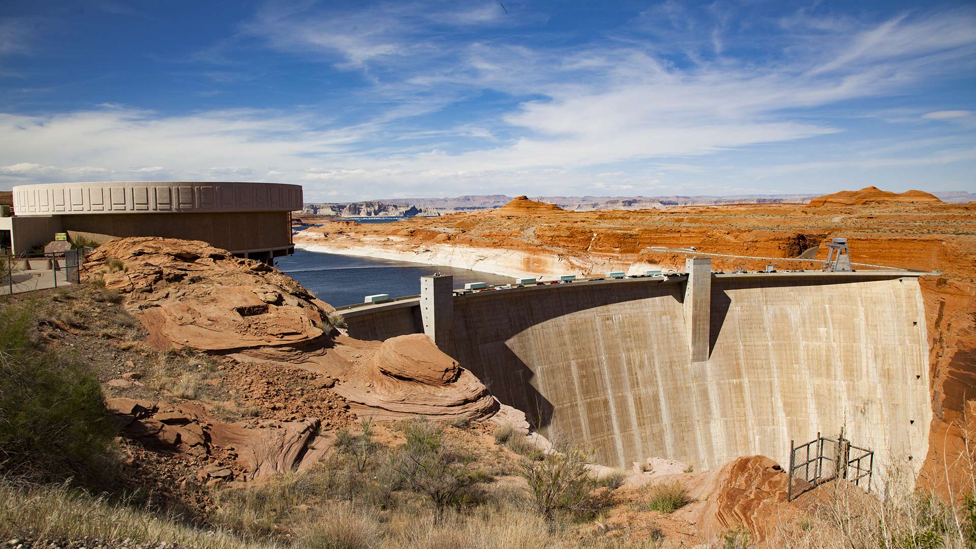 The Glen Canyon Dam, April 2018.