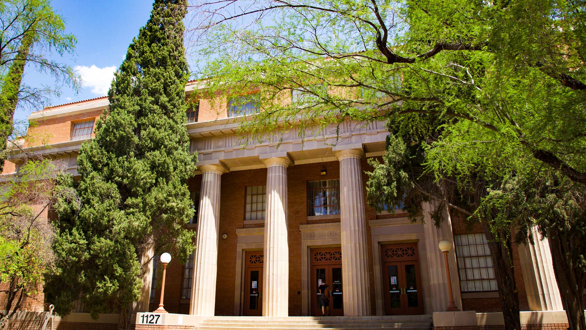The Engineering Building on the University of Arizona campus. 