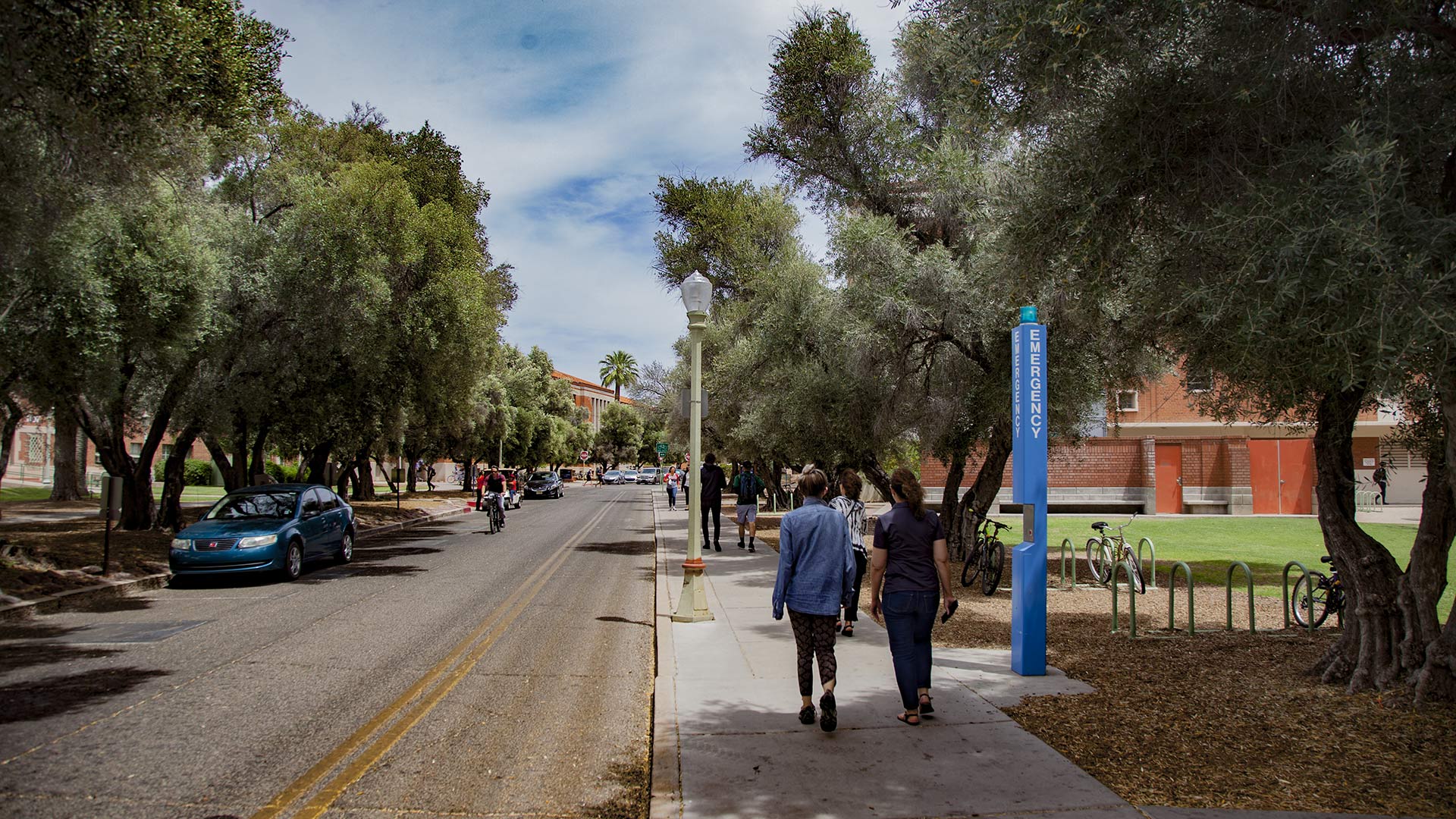 James E. Rogers Way, on the UA Campus.