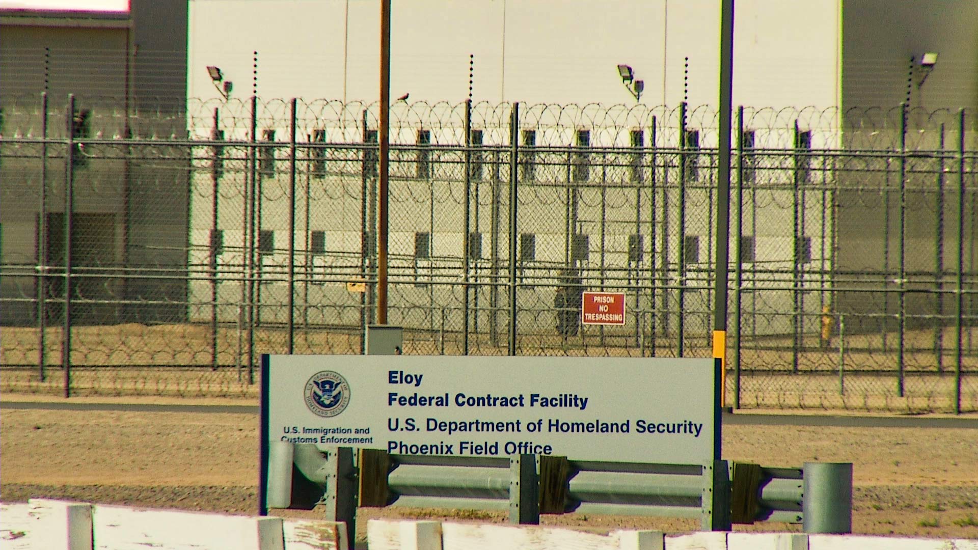 Eloy Detention Center sign