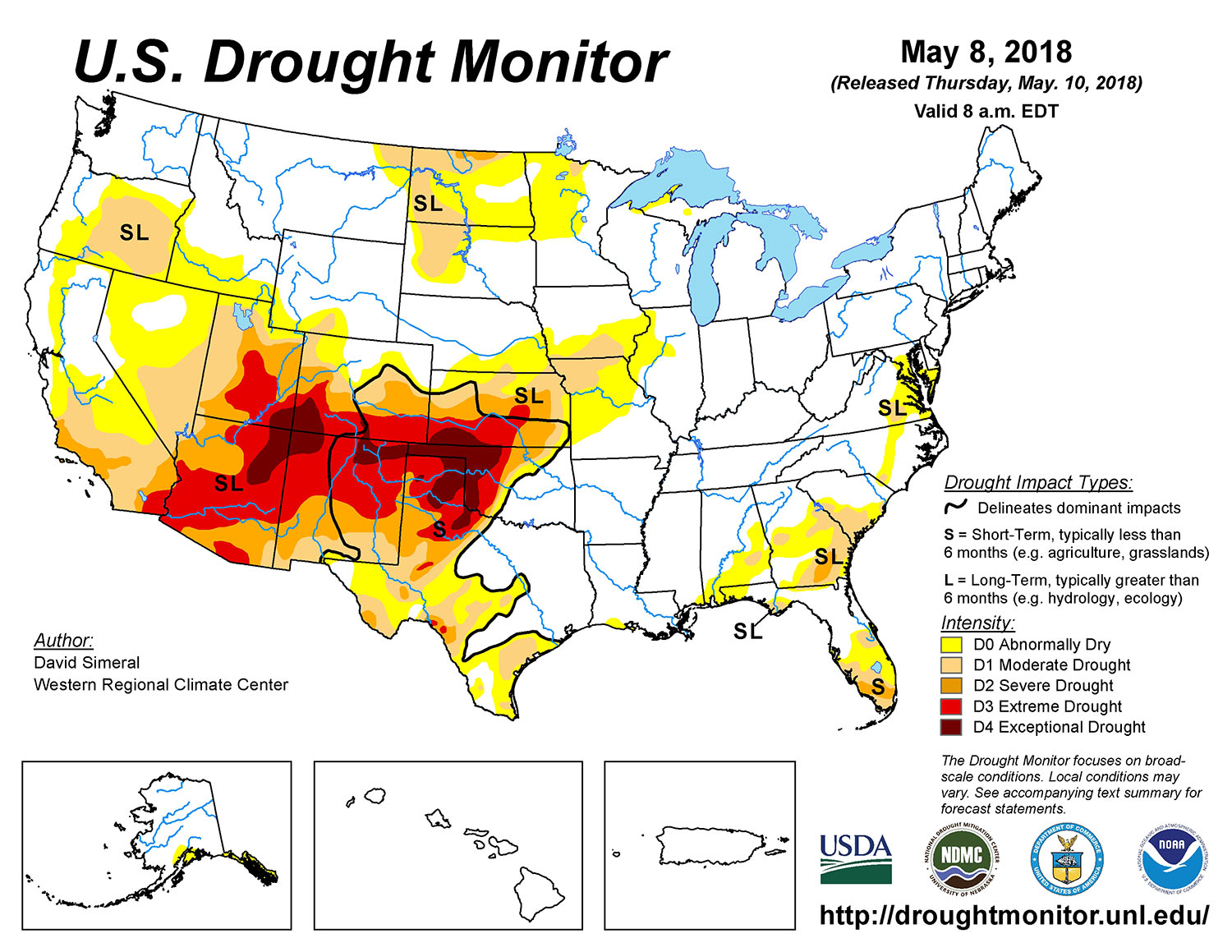 Drought Map May 2018