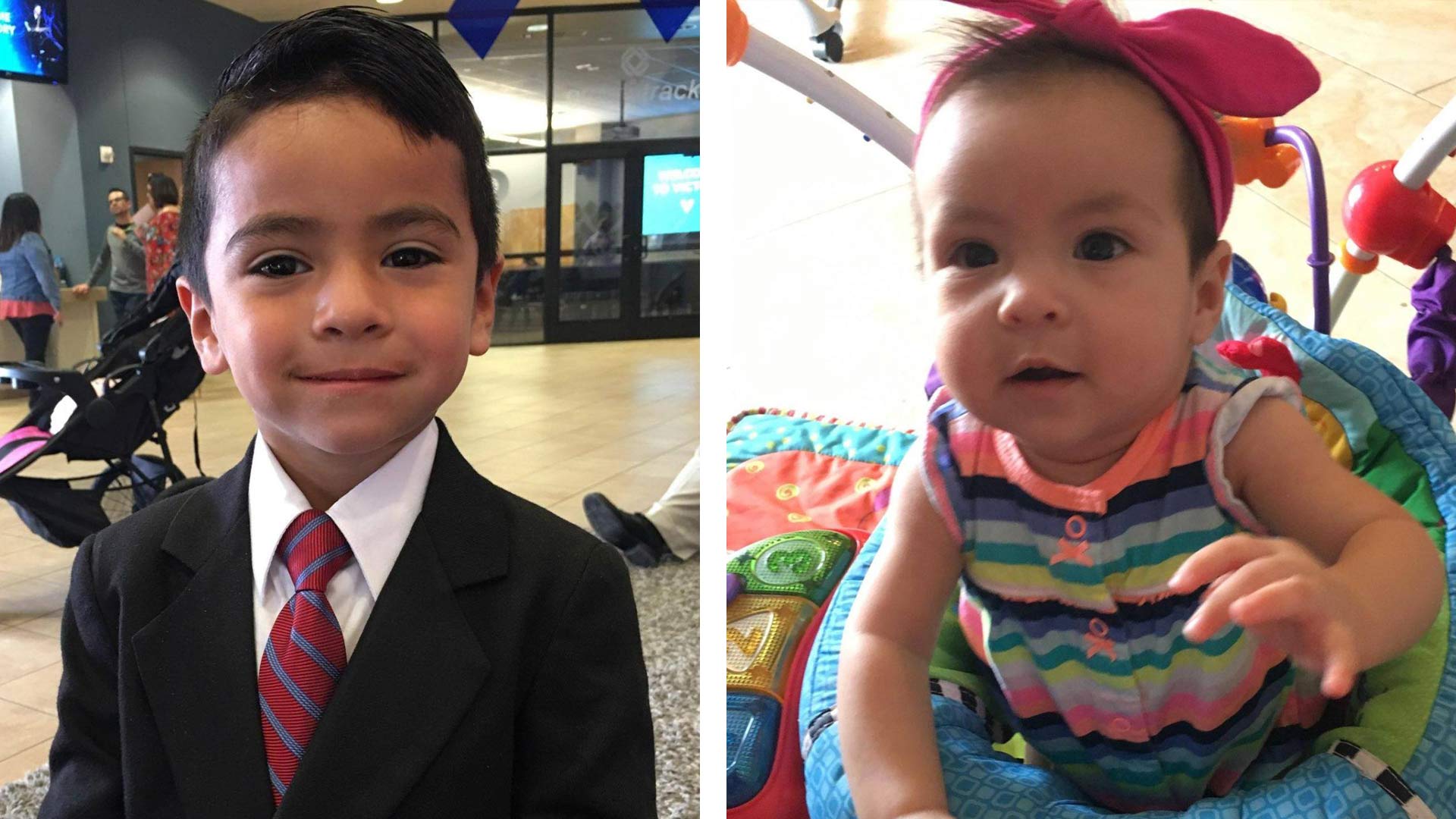 Five-year-old Luis Jr. and 6-month-old Kahmila Ramirez were last seen May, 4, 2018 during a supervised visit with their parents, who are accused of kidnapping them.