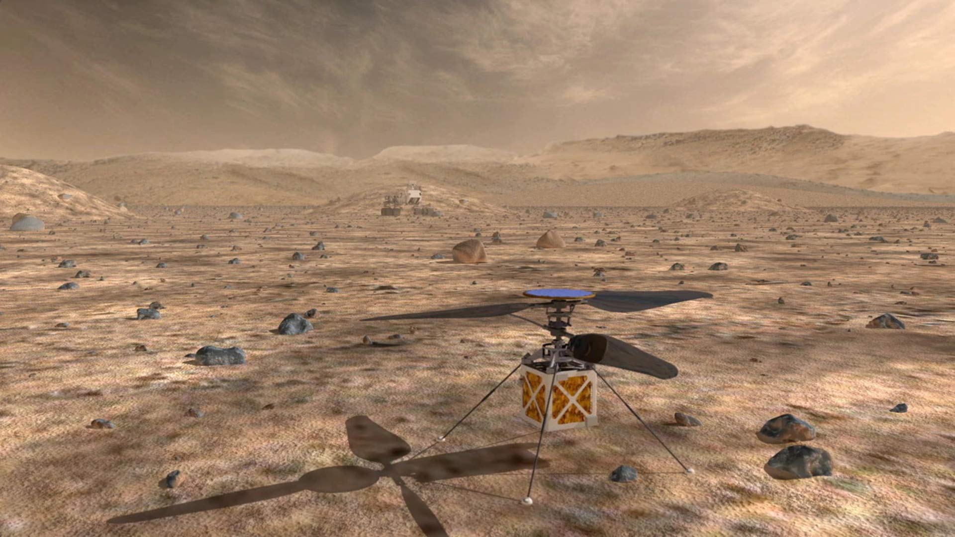 A helicopter drone could triple the distances that Mars rovers can drive in a Martian day and help pinpoint interesting targets for study. 