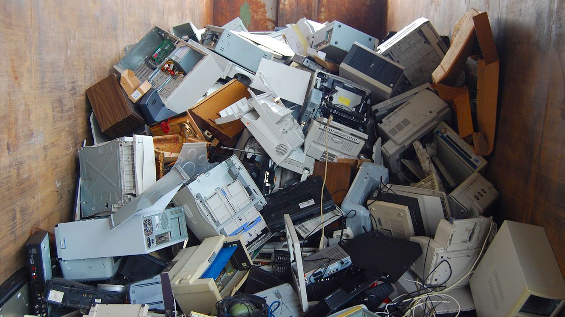 Old computers, cell phones, televisions and printers are electronic items that can be recycled instead of deposited in landfills.