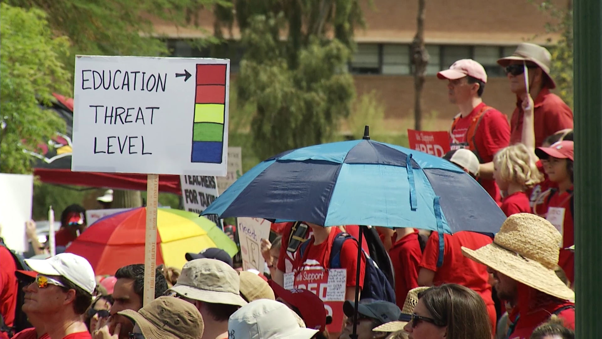 #RedforEd protesters descended on the Capitol in the spring of 2018.