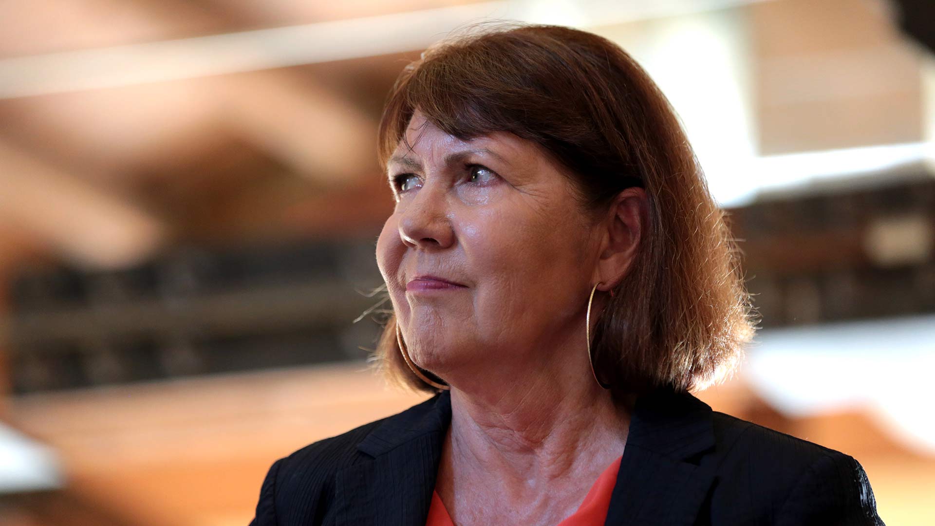 Ann Kirkpatrick at an event for the gubernatorial campaign of Steve Farley, June 2017.