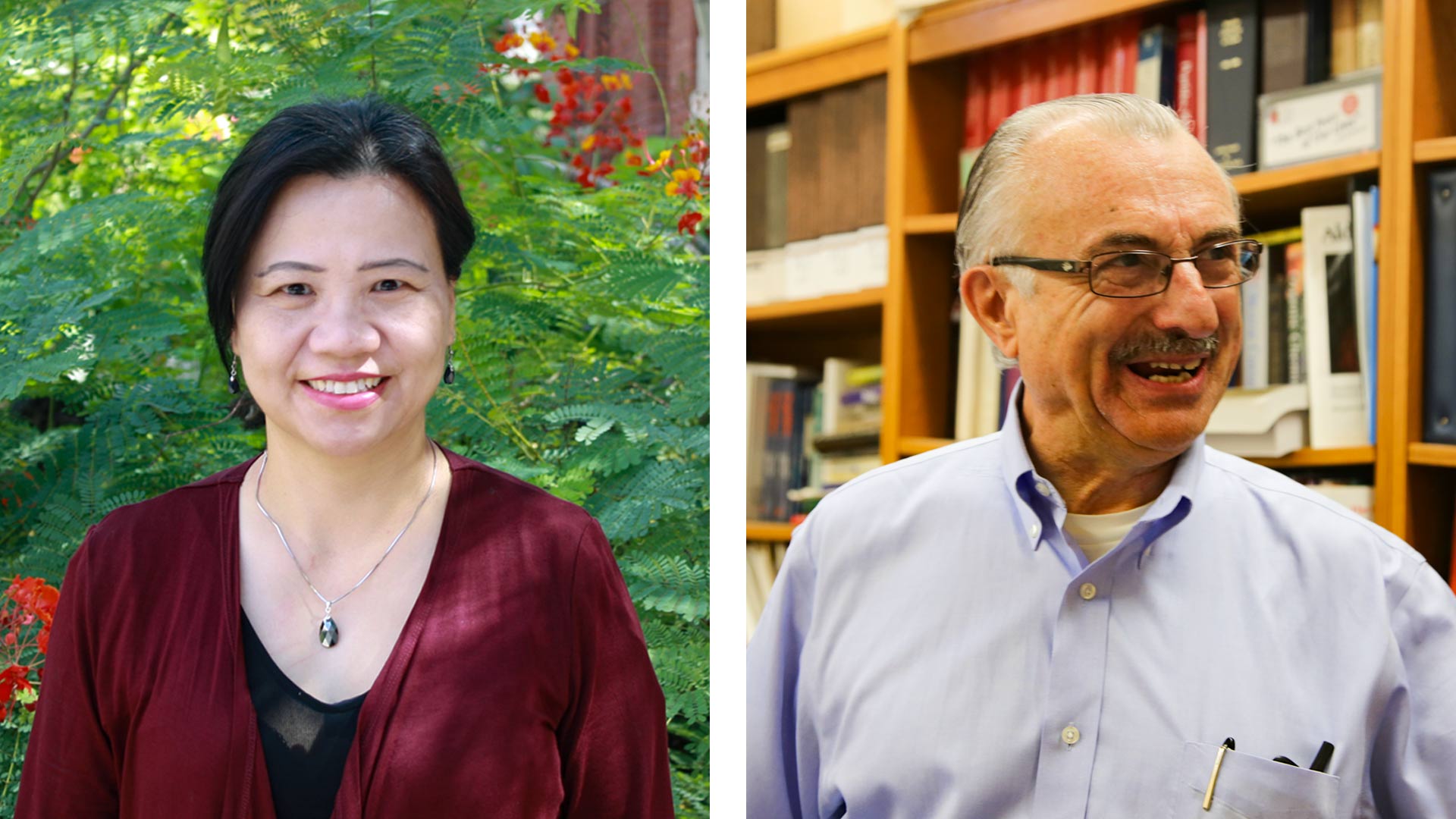 Minying Cai and Victor Hruby, the co-founders of MCR Therapeutics and researchers looking at how altering skin pigmentation might prevent skin cancer and diseases. 