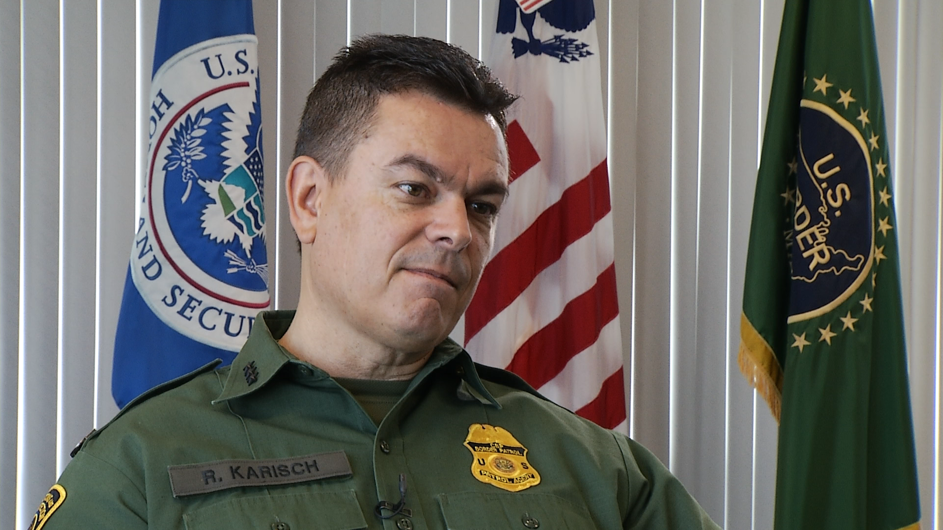 Border Patrol Tucson Sector Chief Patrol Agent Rodolfo Karisch.