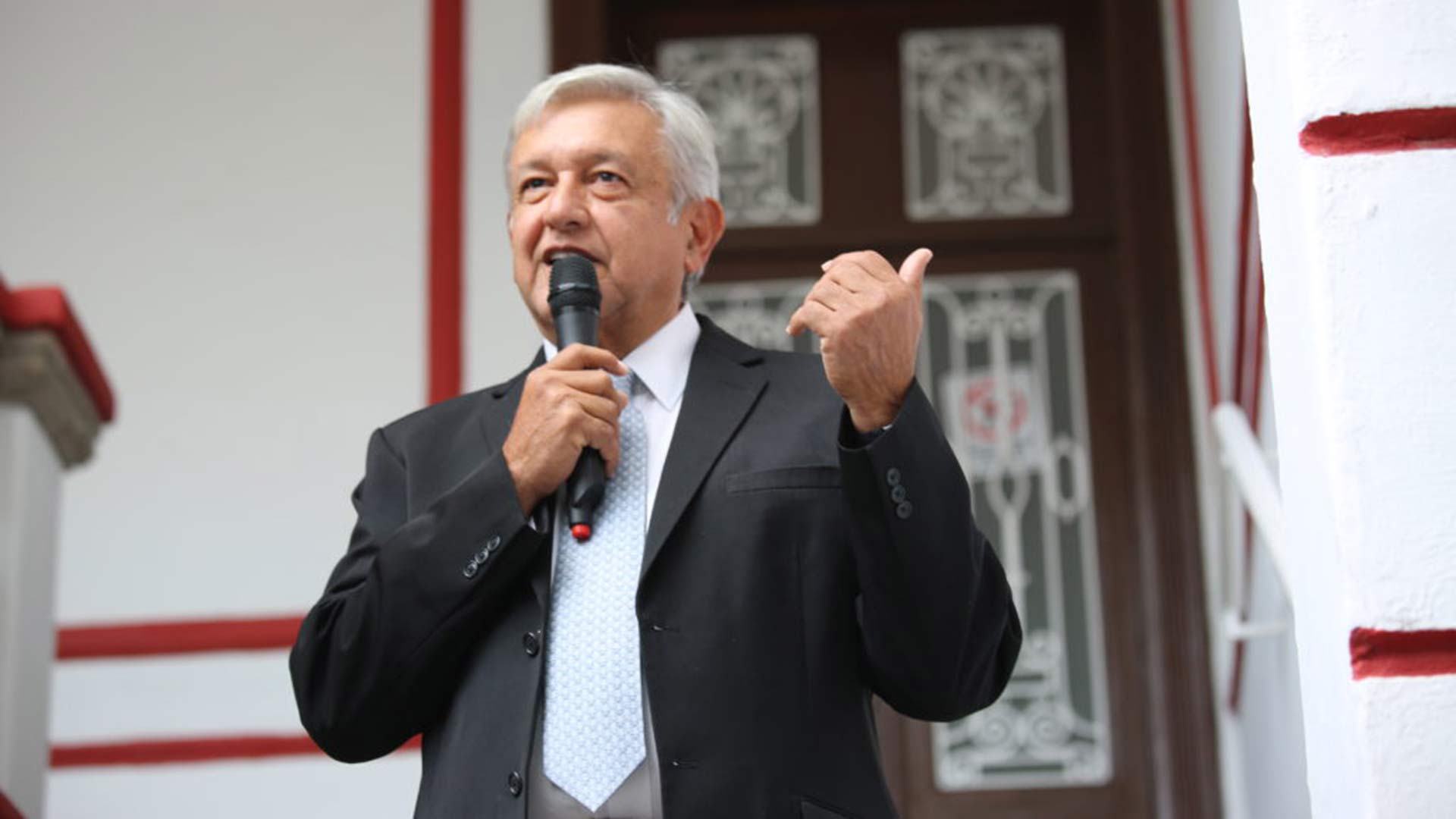 Mexican President-elect Andres Manuel Lopez Obrador says he'll push for anti-poverty programs in meeting with members of the U.S. Cabinet.