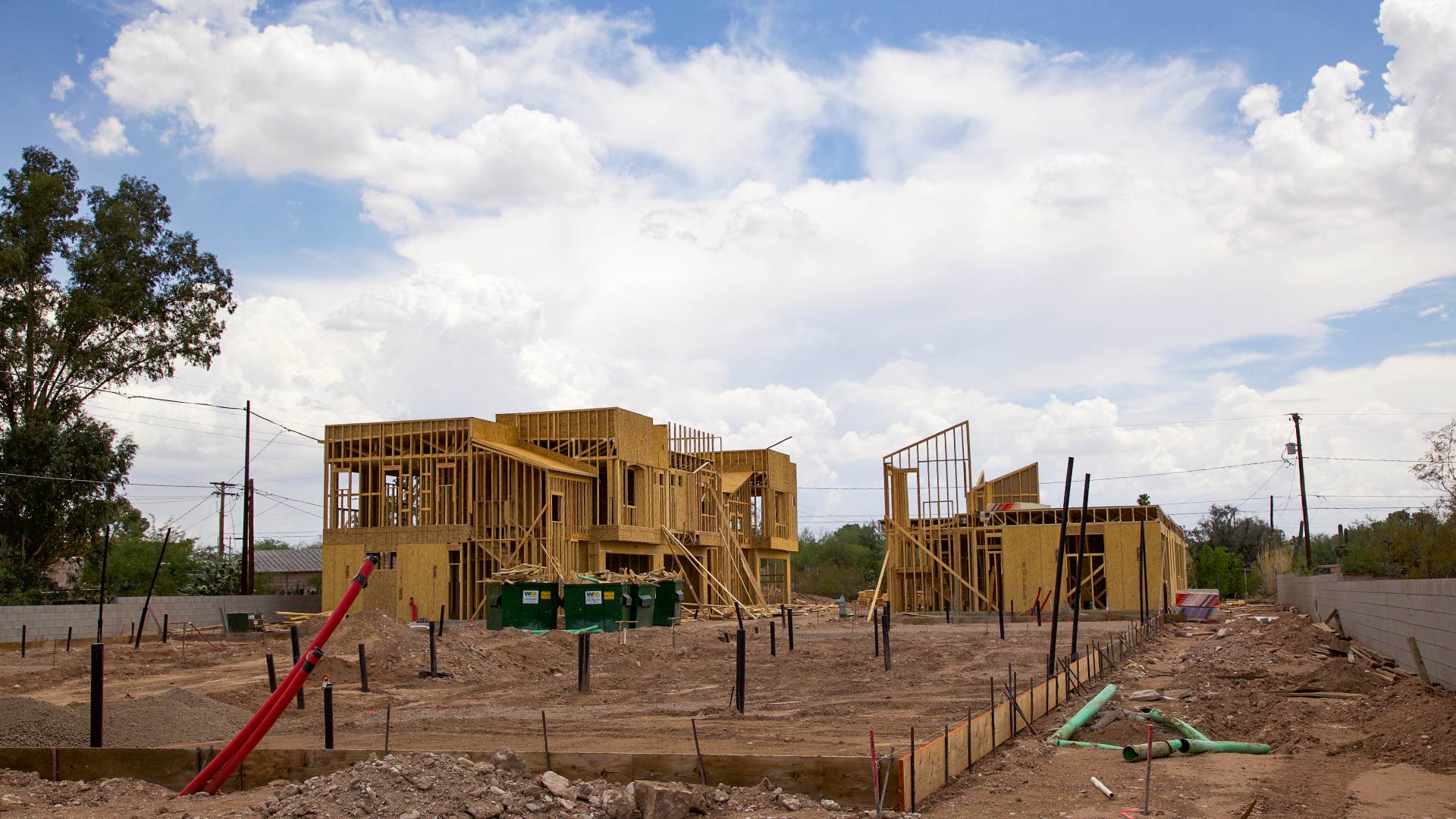 New structures going up in Tucson, July 2018.