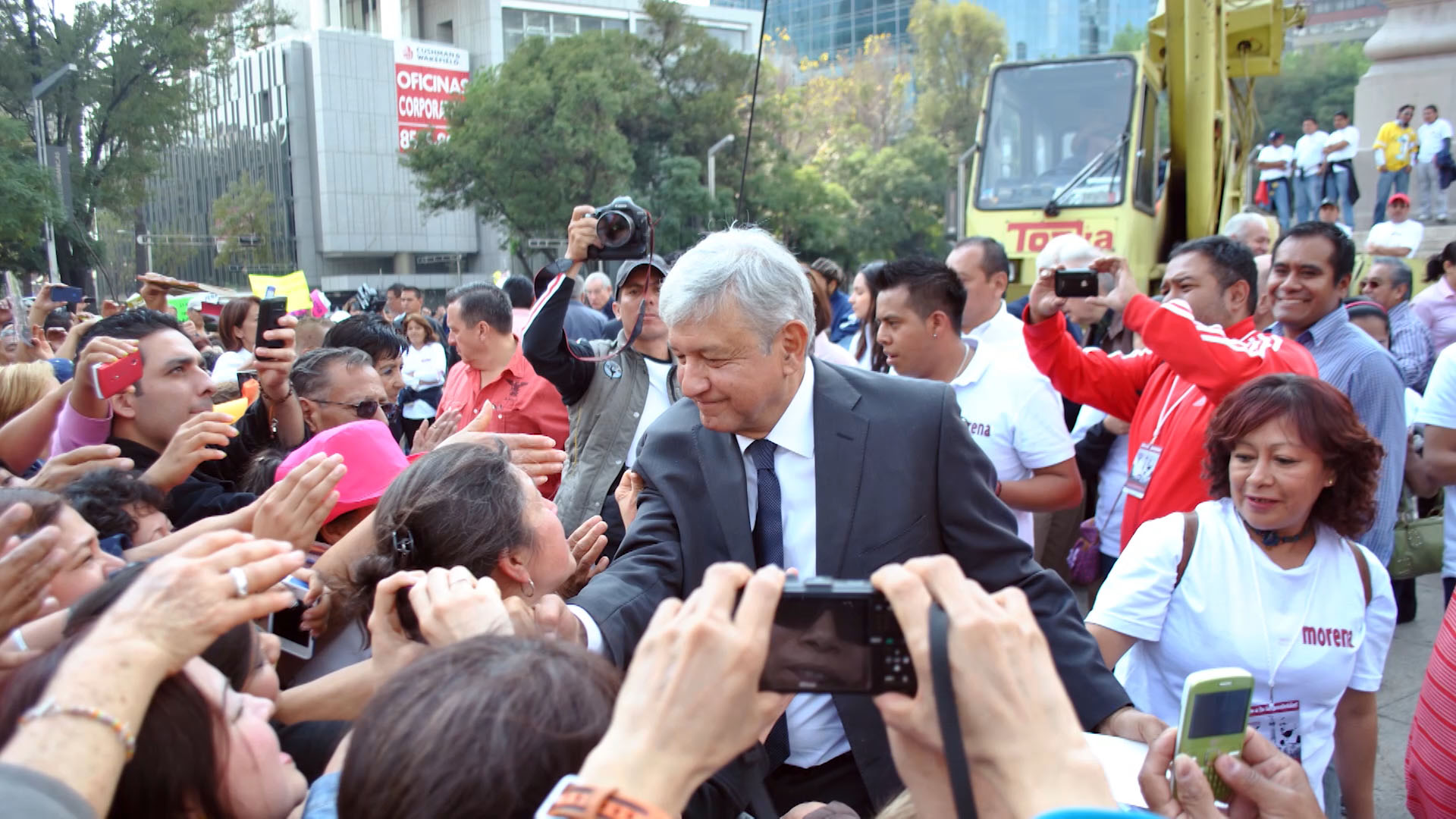 Andrés Manuel López Obrador at a rally in December 2012. 