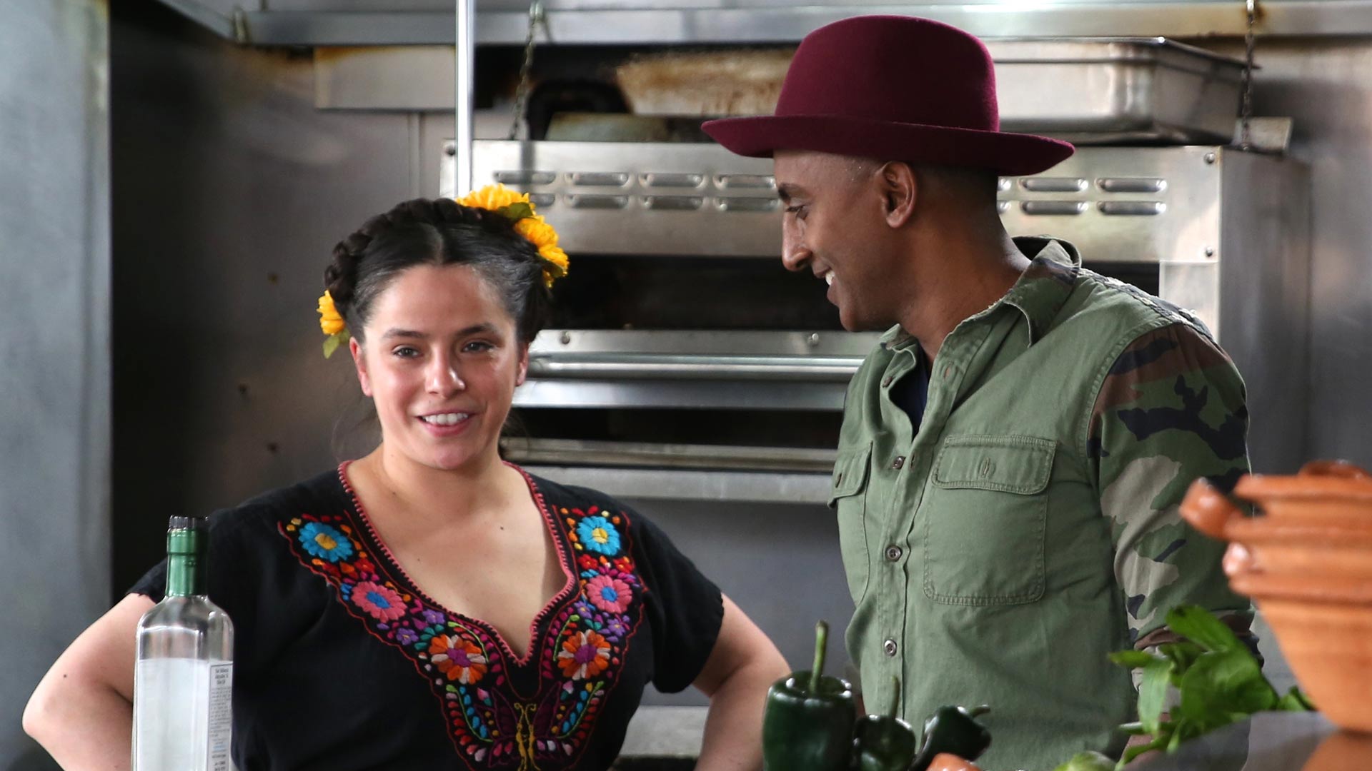Marcus meets Chef Diana Davila at her restaurant Mi Tocaya.