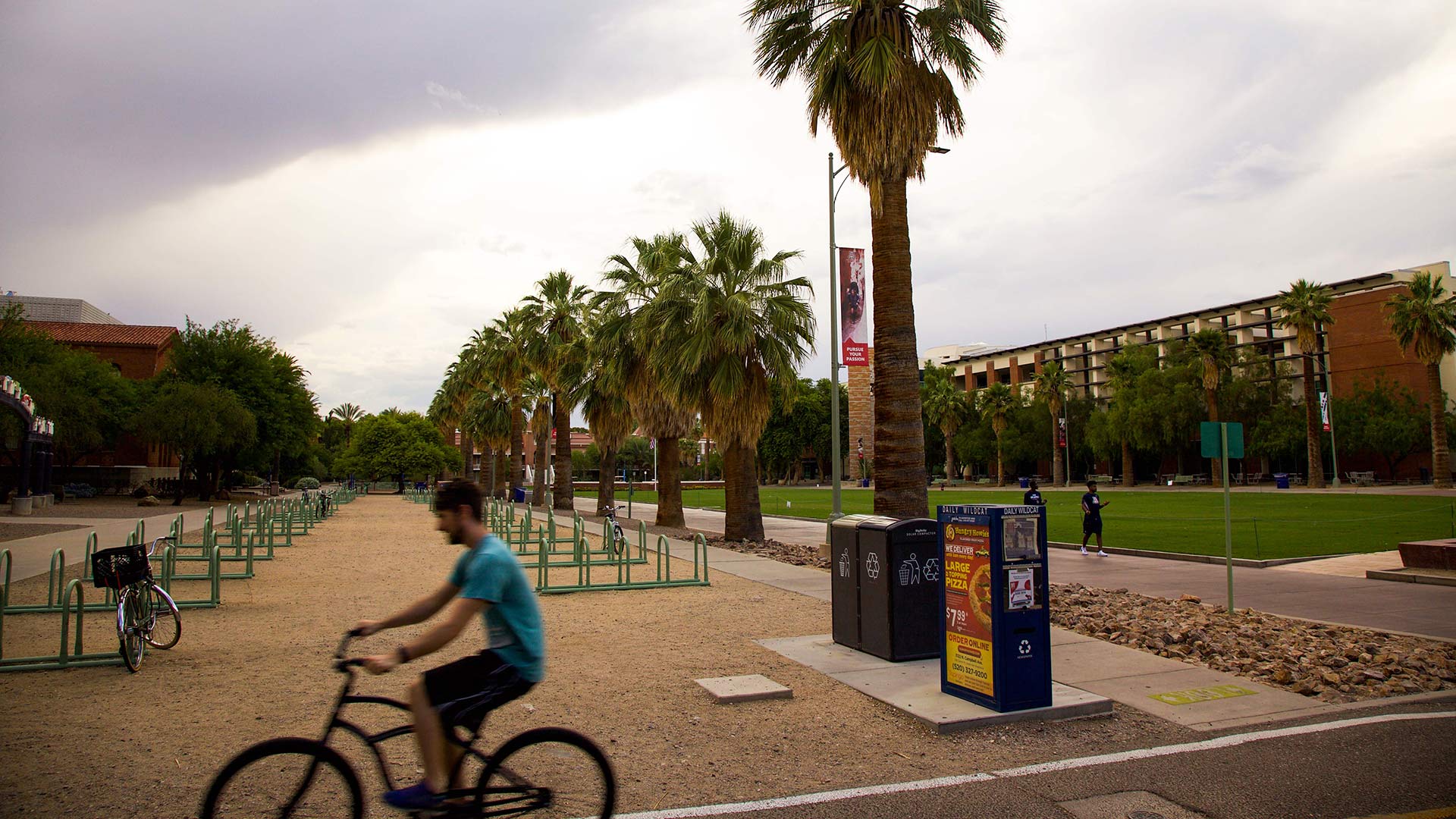 Summer clouds over the University of Arizona campus, July 2018.