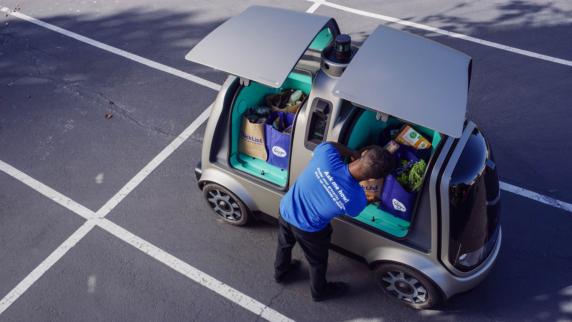 The Kroger Co. announced it would pilot a program using autonomous vehicles to deliver food in Scottsdale.