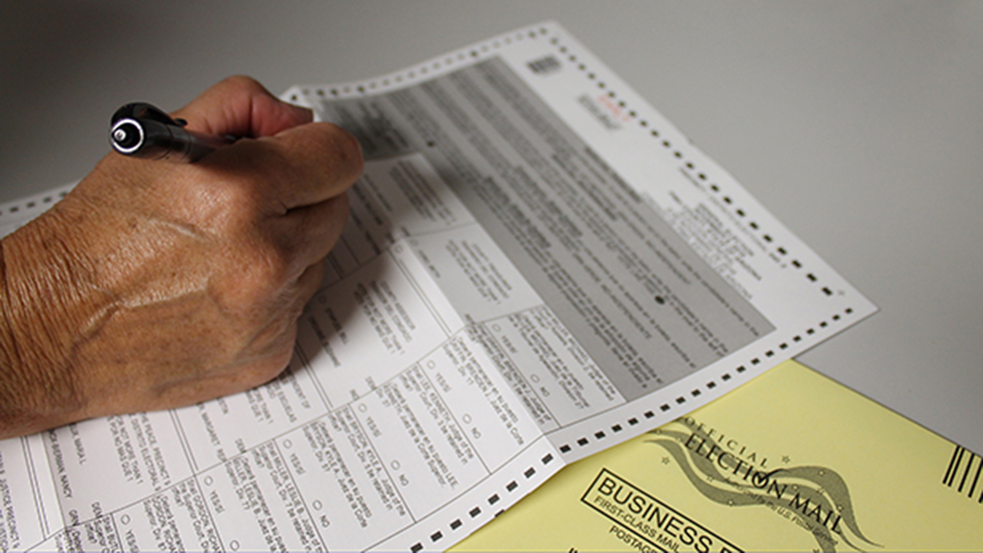 A mail-in ballot. Arizona 