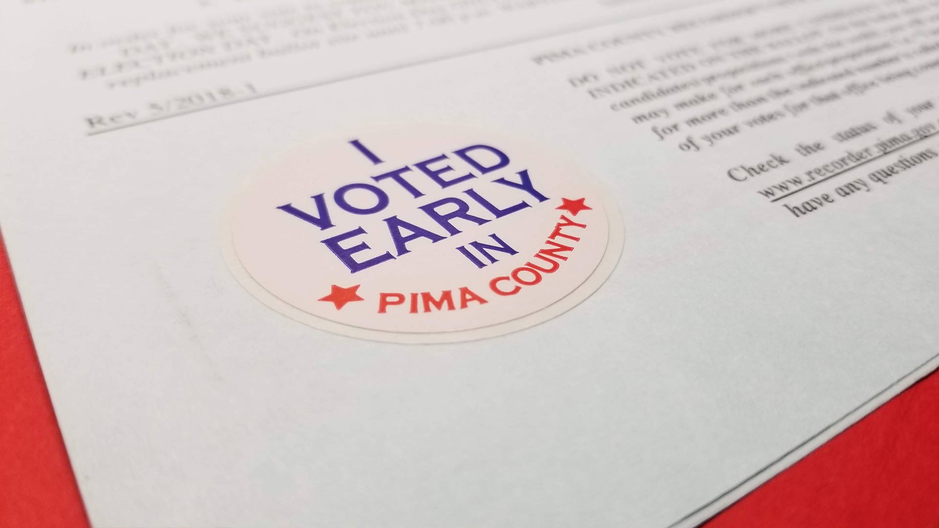 Pima County encourages voters to vote by mail in this year's elections.