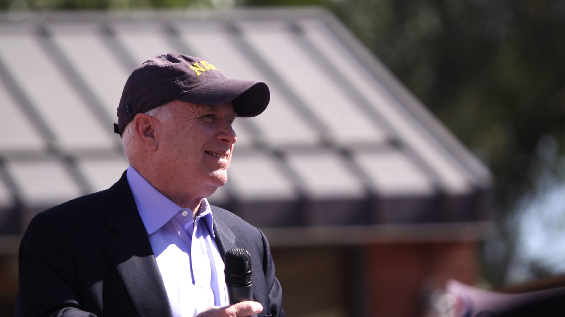 john mccain navy hat