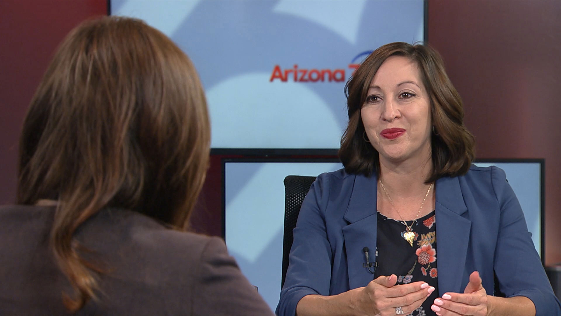 Andrea Romero, director of the Frances McClelland Institute for Children, Youth and Families, in Arizona 360's studio. 